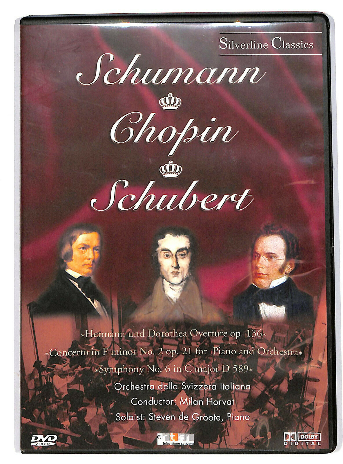 EBOND Schumann Chopin Schubert  DVD D601361