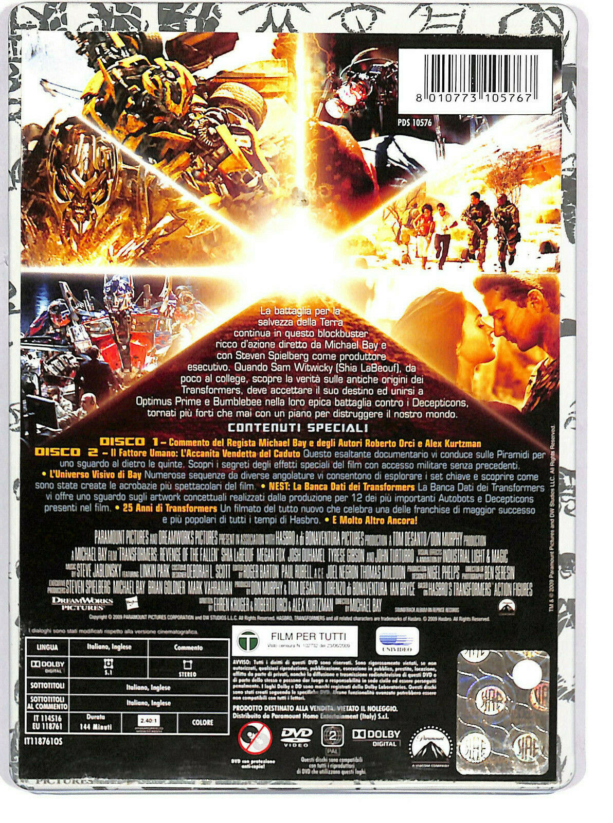 EBOND Transformers - La Vendetta Del Caduto DVD D601430
