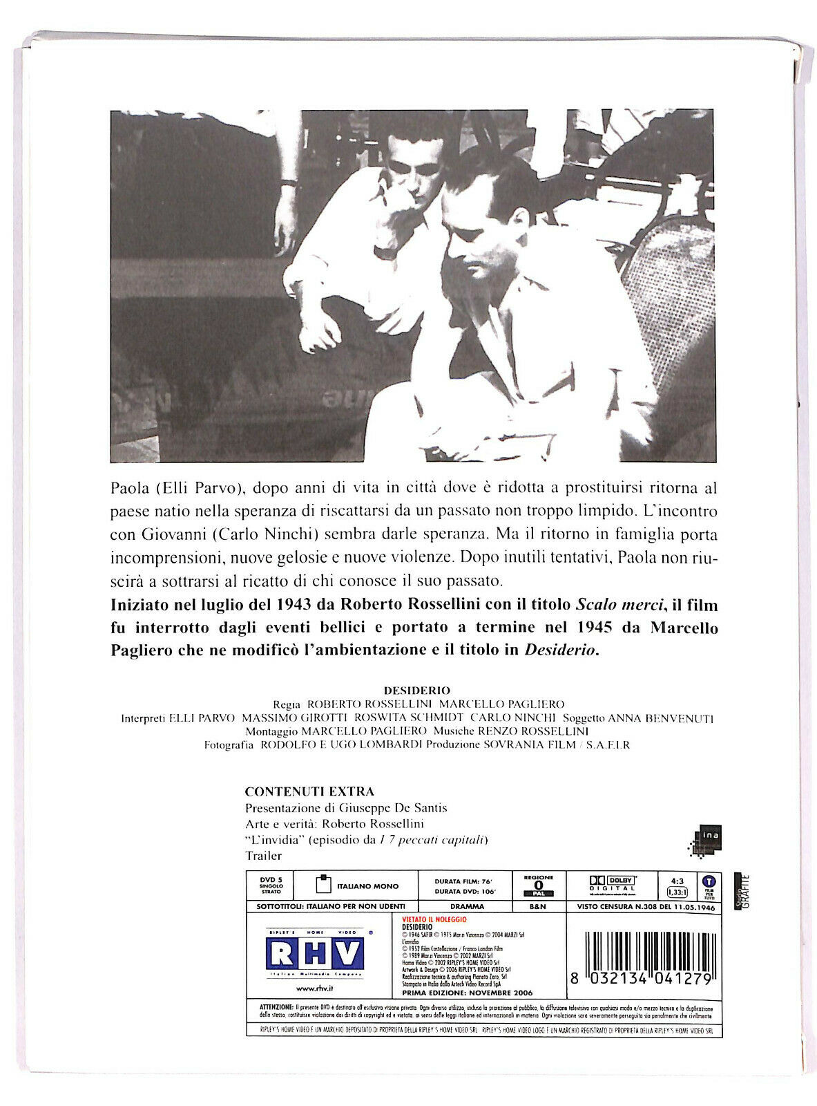 EBOND   Desiderio  DVD Digipack D601543