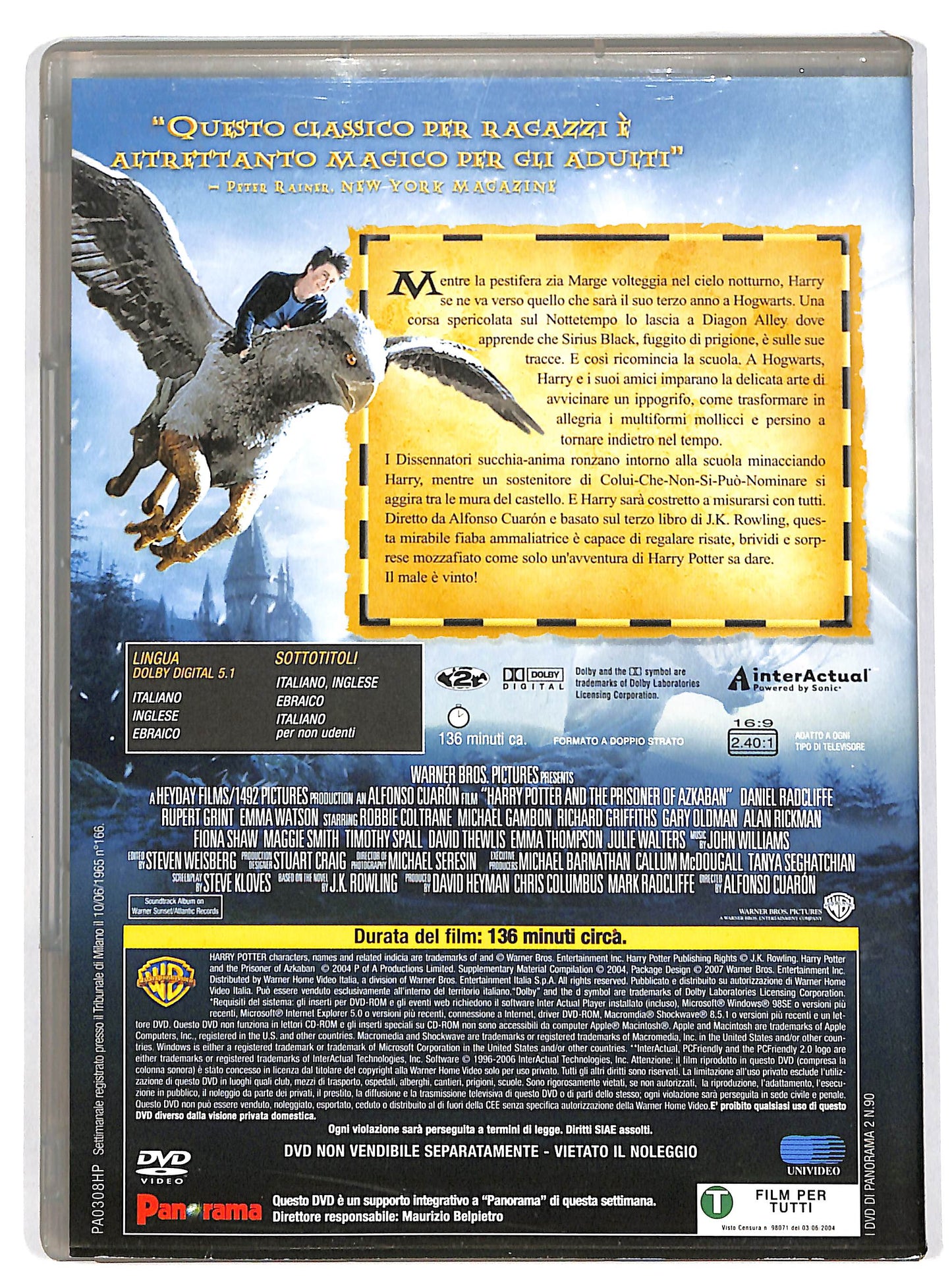 EBOND Harry Potter e il prigioniero di Azkaban DVD D602113