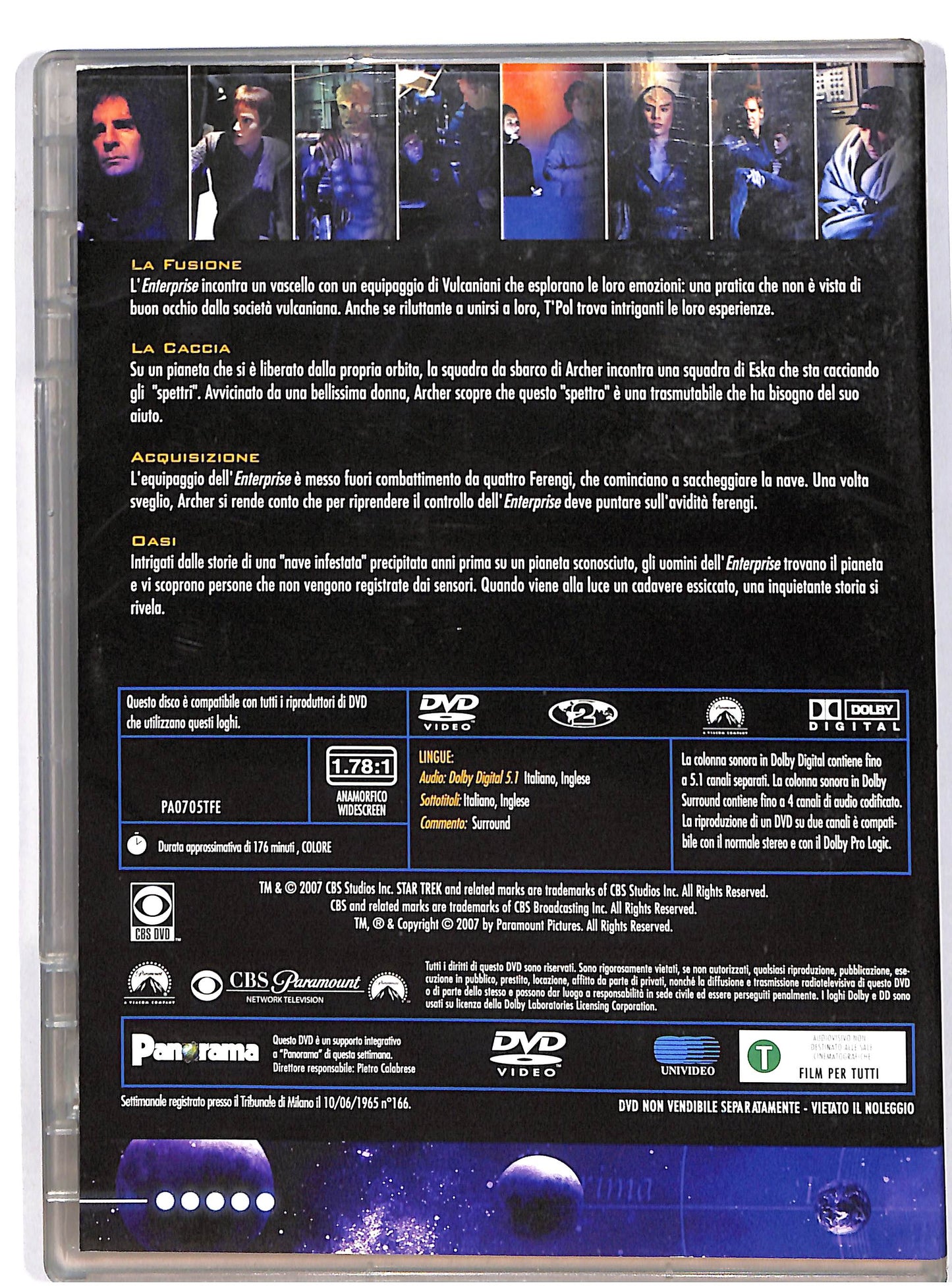 EBOND Star Trek: Enterprise stagione 1ep.17-20 slim  EDITORIALE DVD D602137