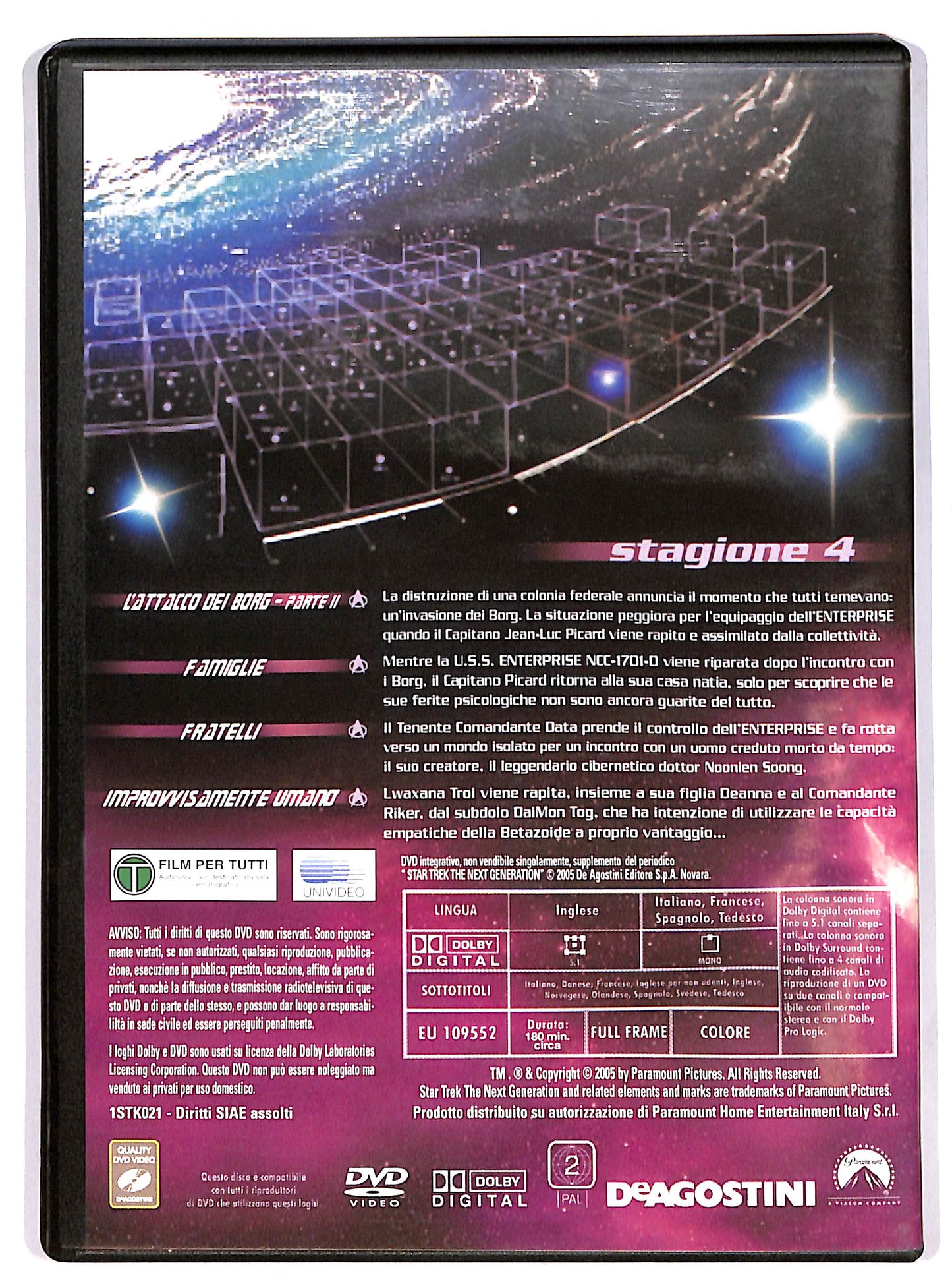 EBOND Star Trek: The Next Generation stagione 4 vol.1 EDITORIALE DVD D602421