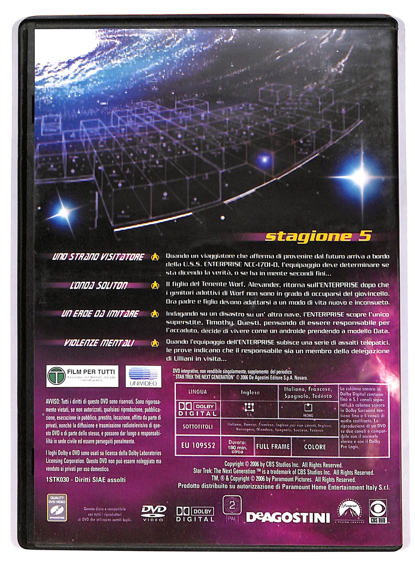 EBOND Star Trek: The Next Generation stagione 5 vol.3 EDITORIALE DVD D602422