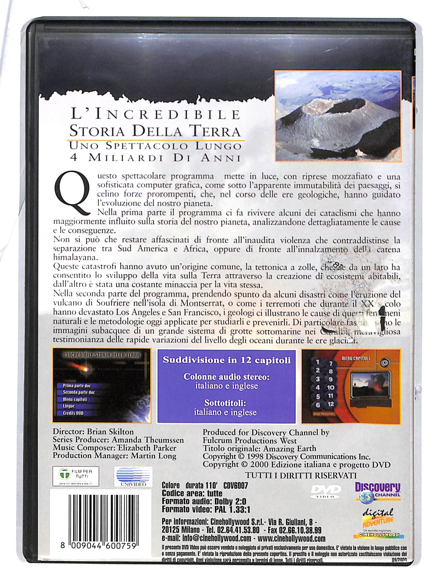 EBOND L’incredibile Storia Della Terra DVD D602648