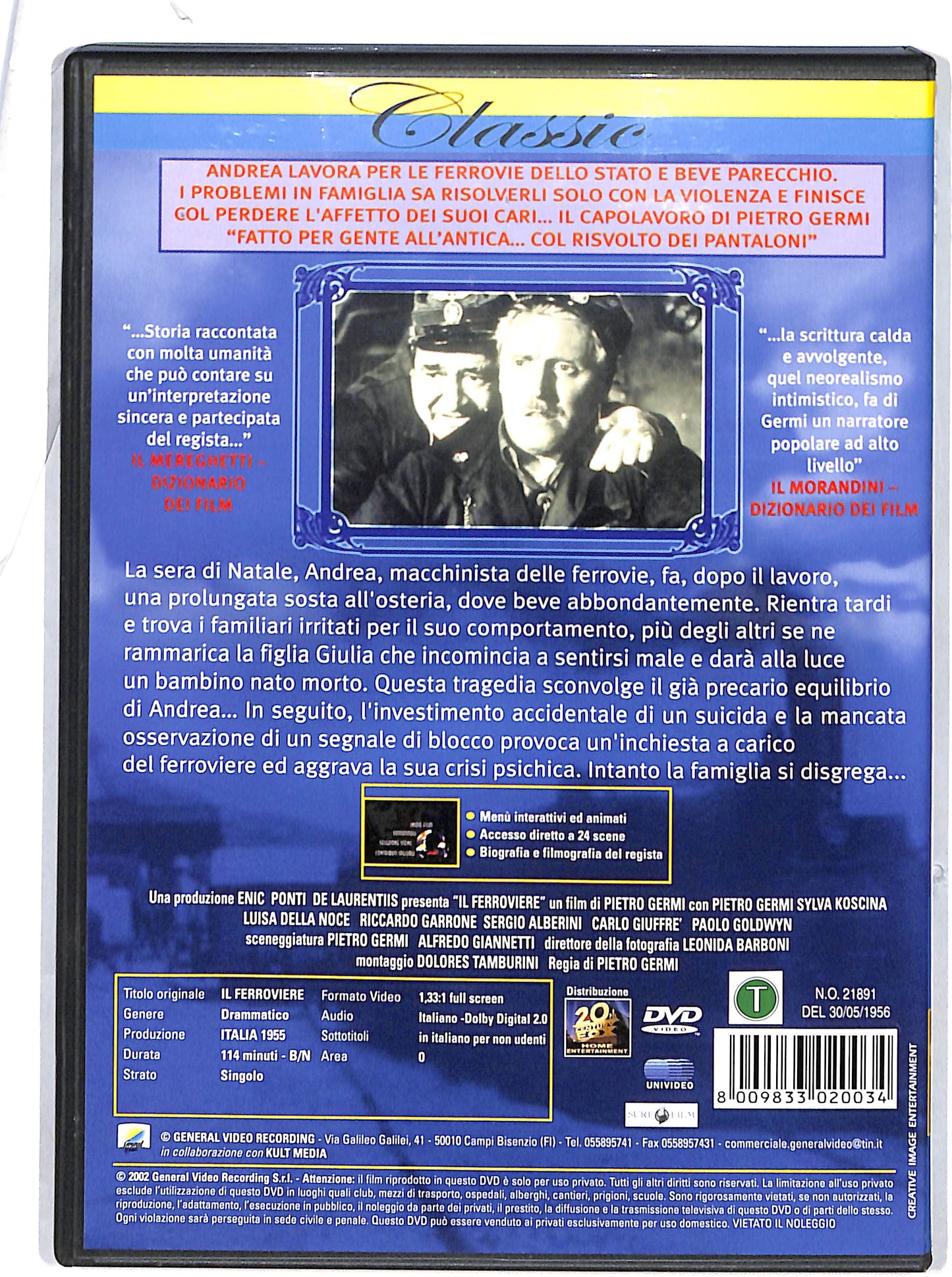 EBOND Il Ferroviere DVD D602652