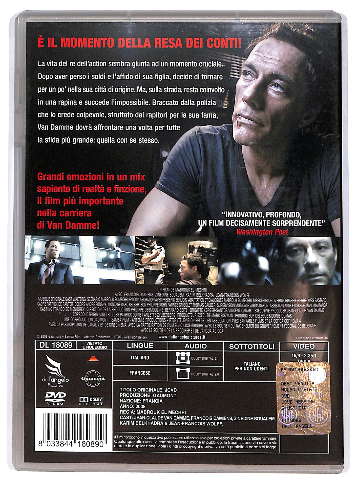 EBOND JCVD. Nessuna giustizia DVD D602804