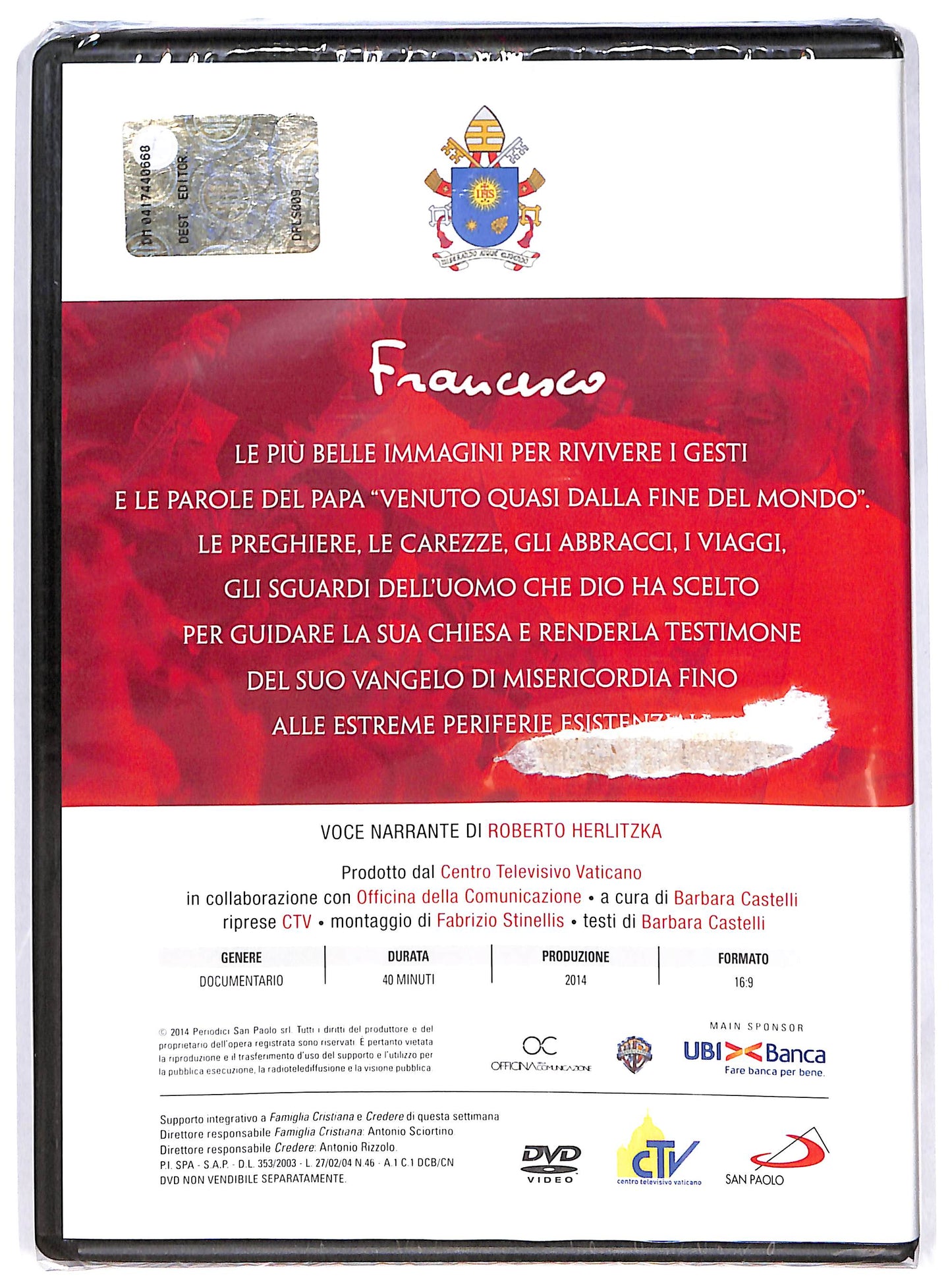 EBOND Francesco un anno di pontificato  EDITORIALE DVD D602822