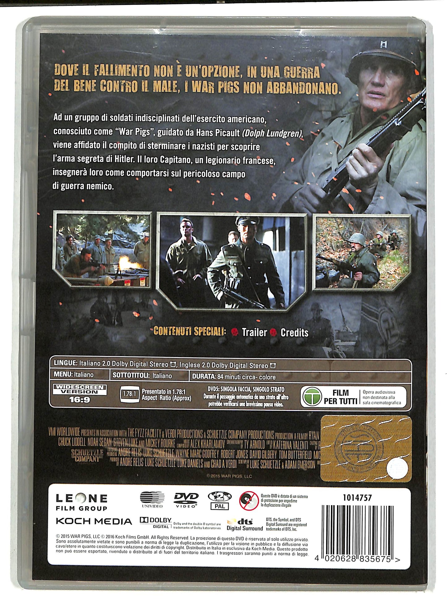 EBOND War Pigs (film) DVD D603005