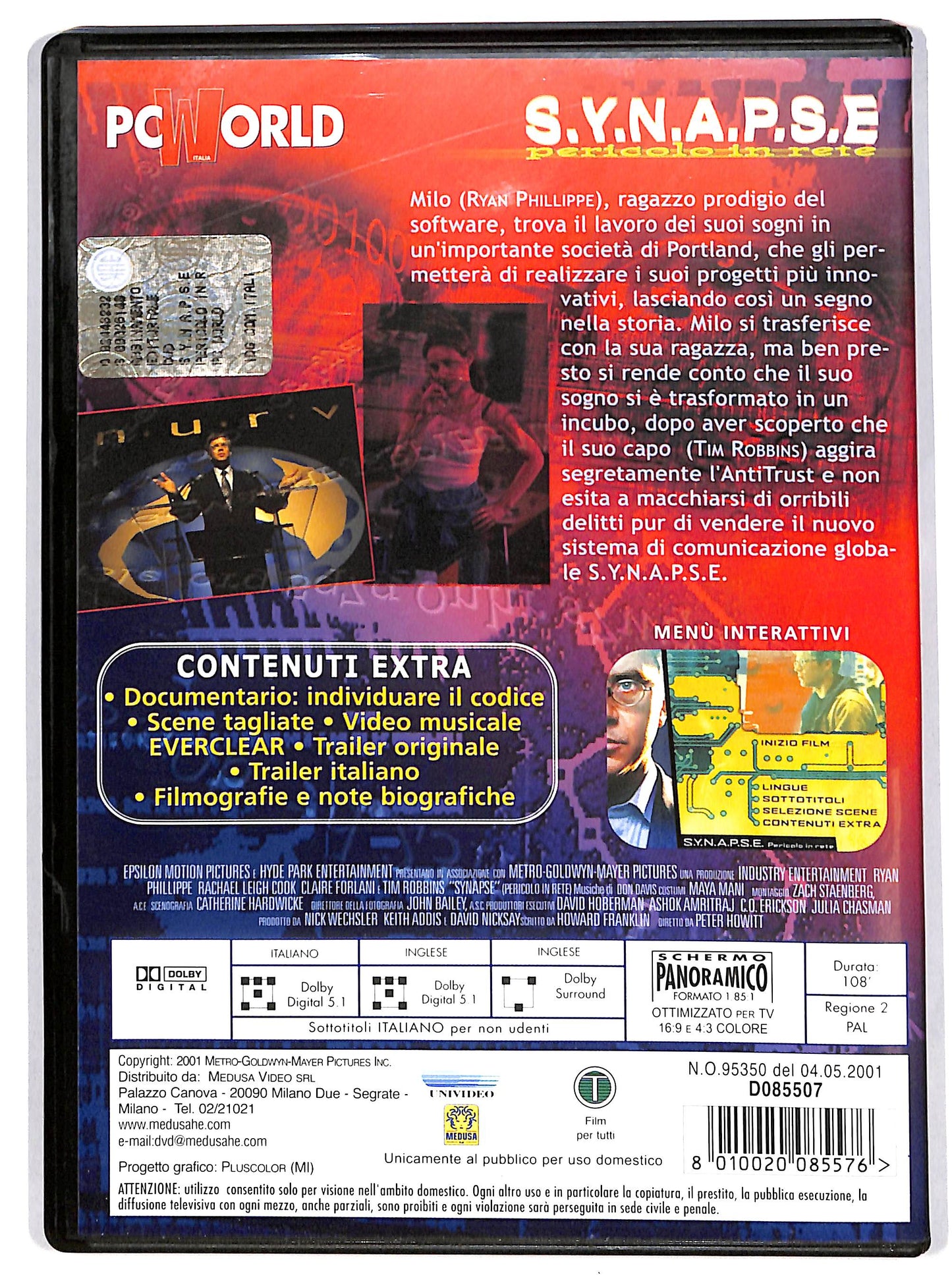 EBOND S.Y.N.A.P.S.E DVD D603145