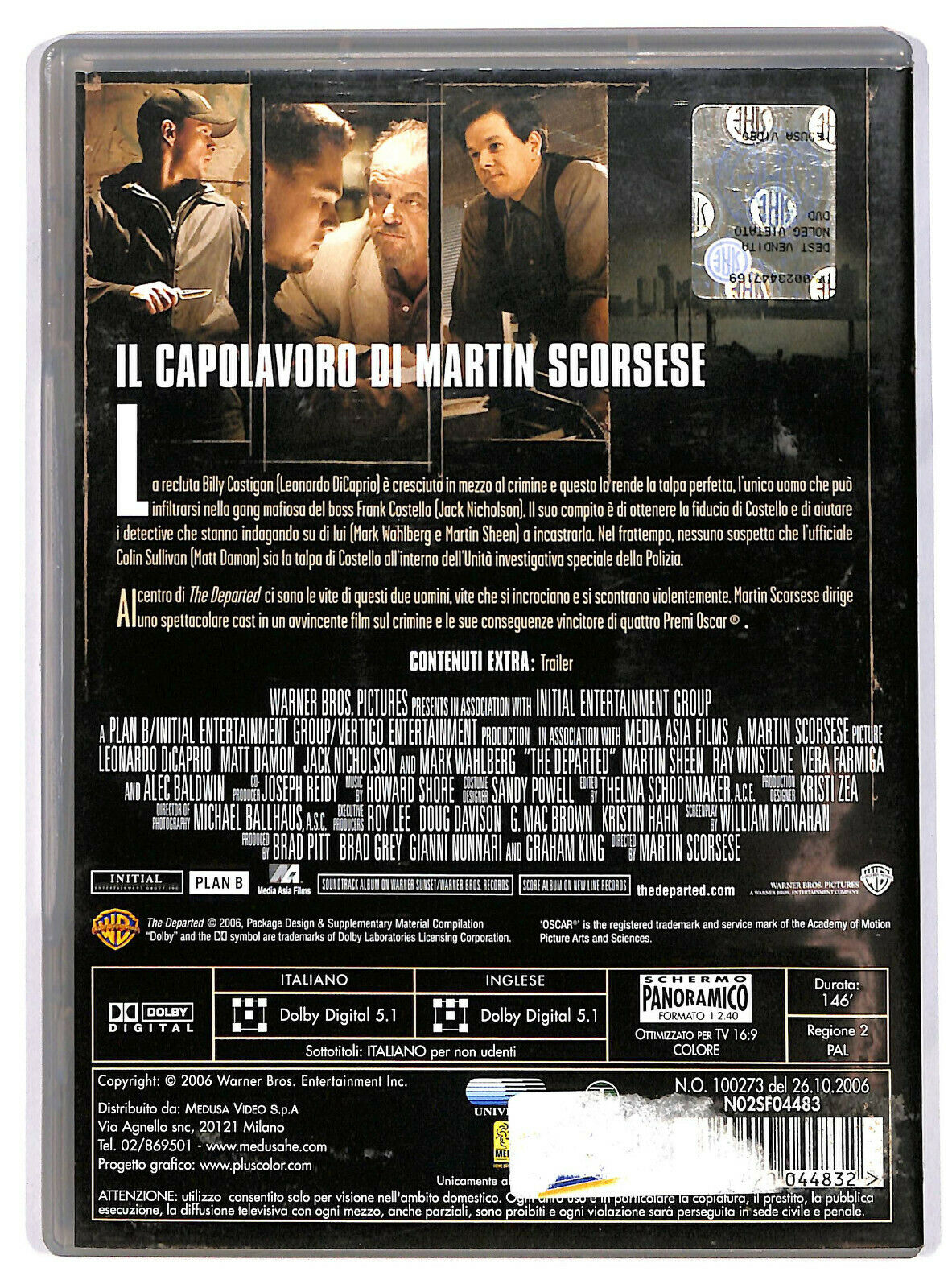 EBOND  The Departed Il Bene e Il Male  DVD  Ex Noleggio D603308