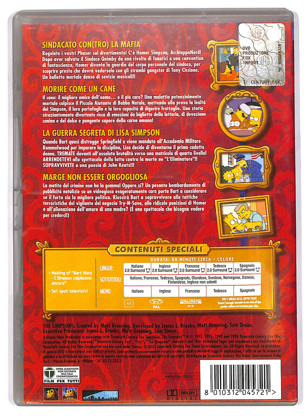 EBOND Bart Wars I Simpson Colpiscono Ancora DVD D603328