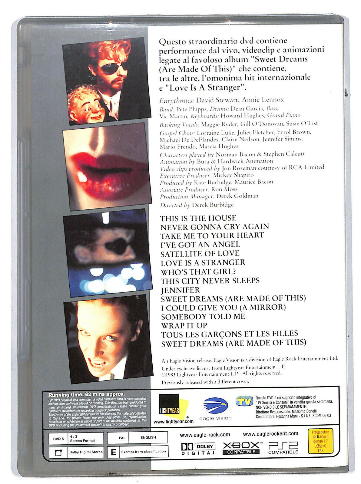 EBOND Eurythmics Sweet Dreams DVD D603525