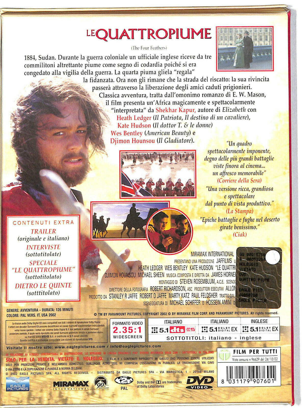 EBOND Le Quattro Piume  DVD D603838
