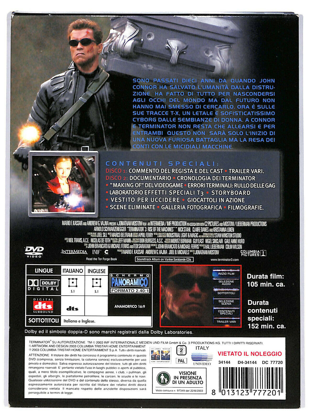 EBOND Terminator 3  DVD  Slipcase D603928