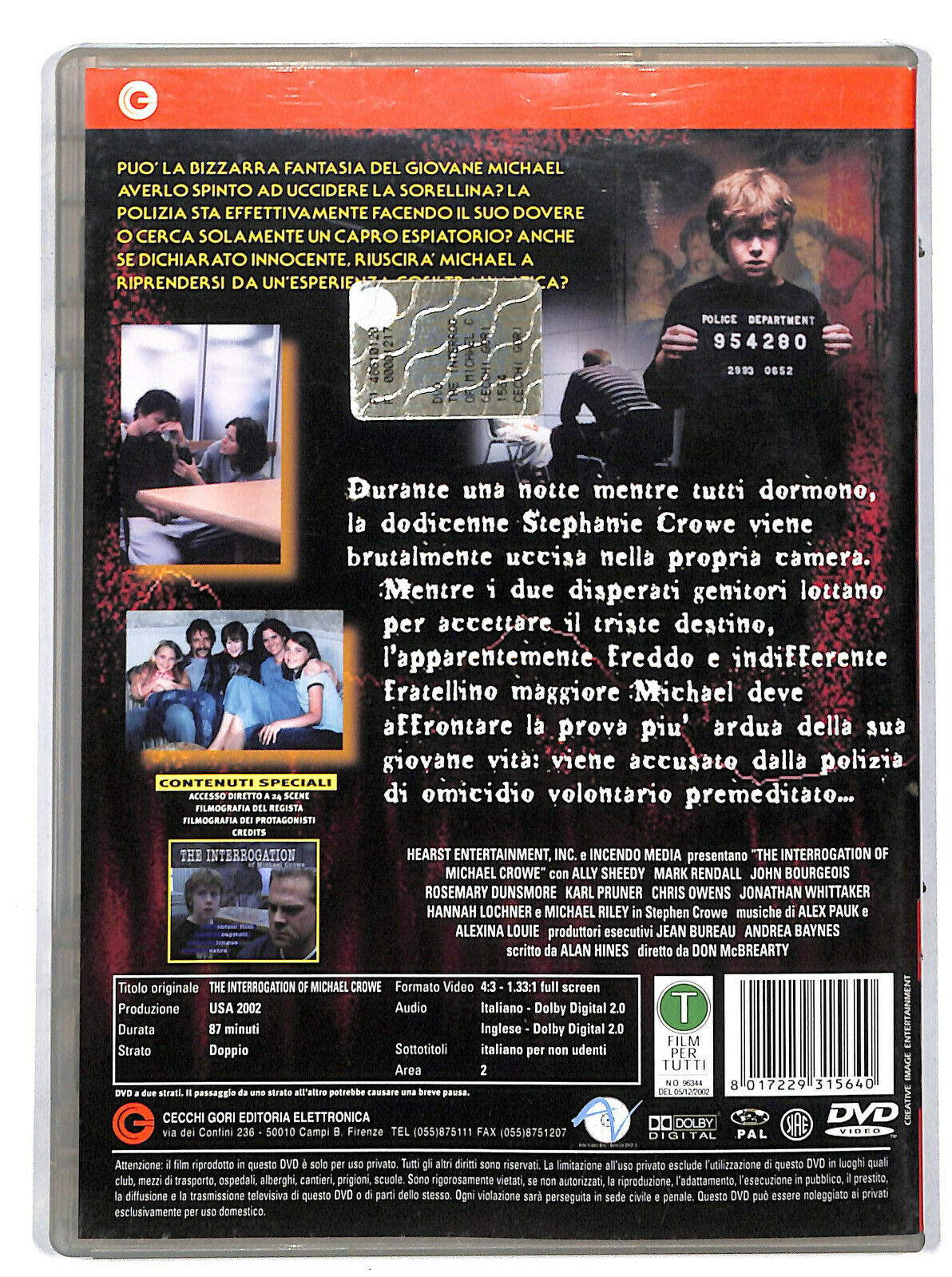 EBOND The Interrogation DVD D604027