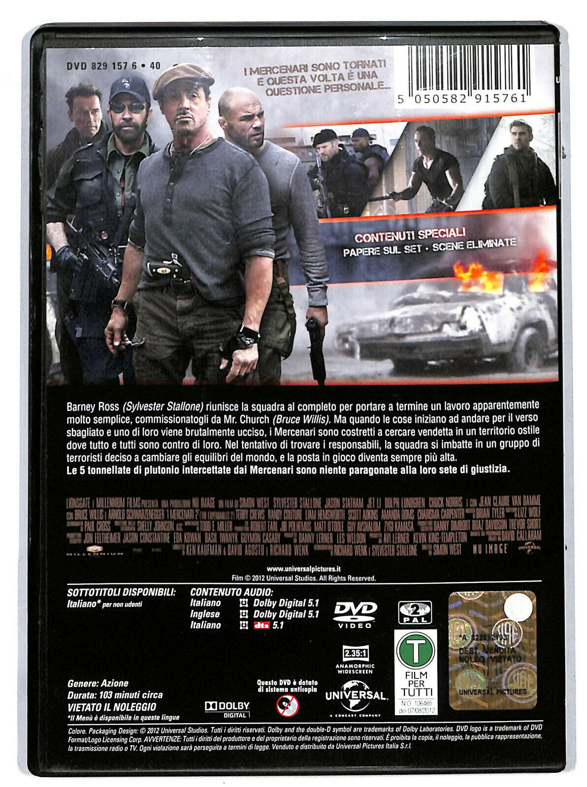 EBOND I Mercenari 2 , The Expendables  DVD D604042