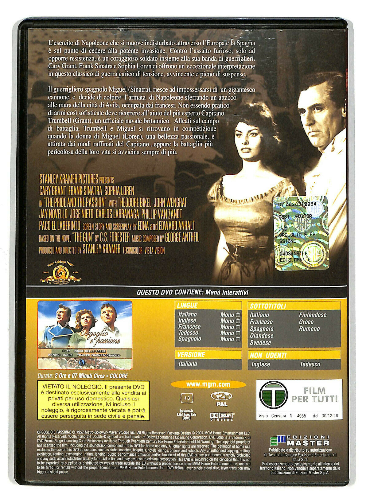 EBOND Orgoglio e Passione  DVD  Editoriale D604126