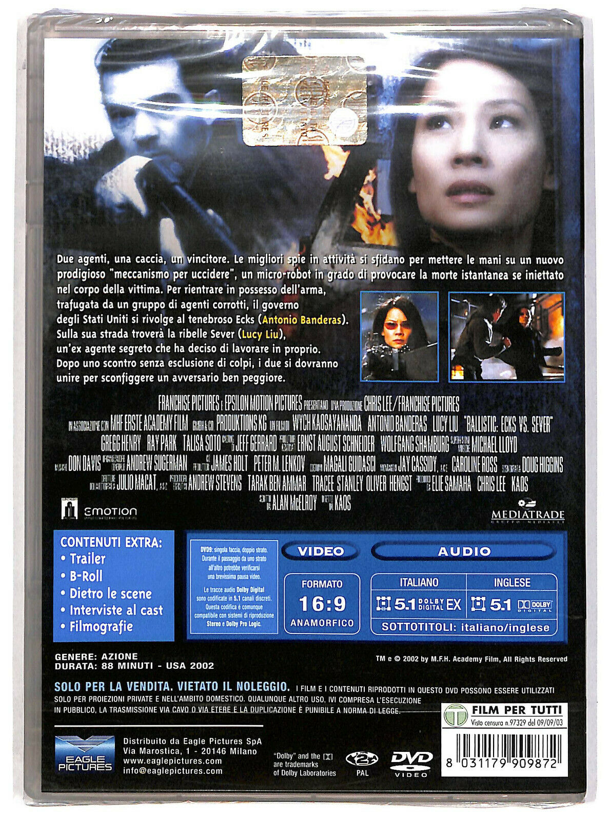 EBOND  Ballistic DVD D604660