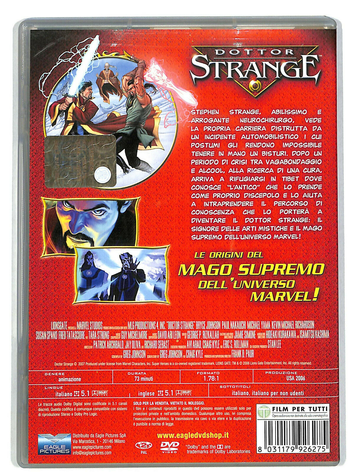 EBOND Dottor Strange - Il Mago Supremo (dvd+gadget)  DVD D605544