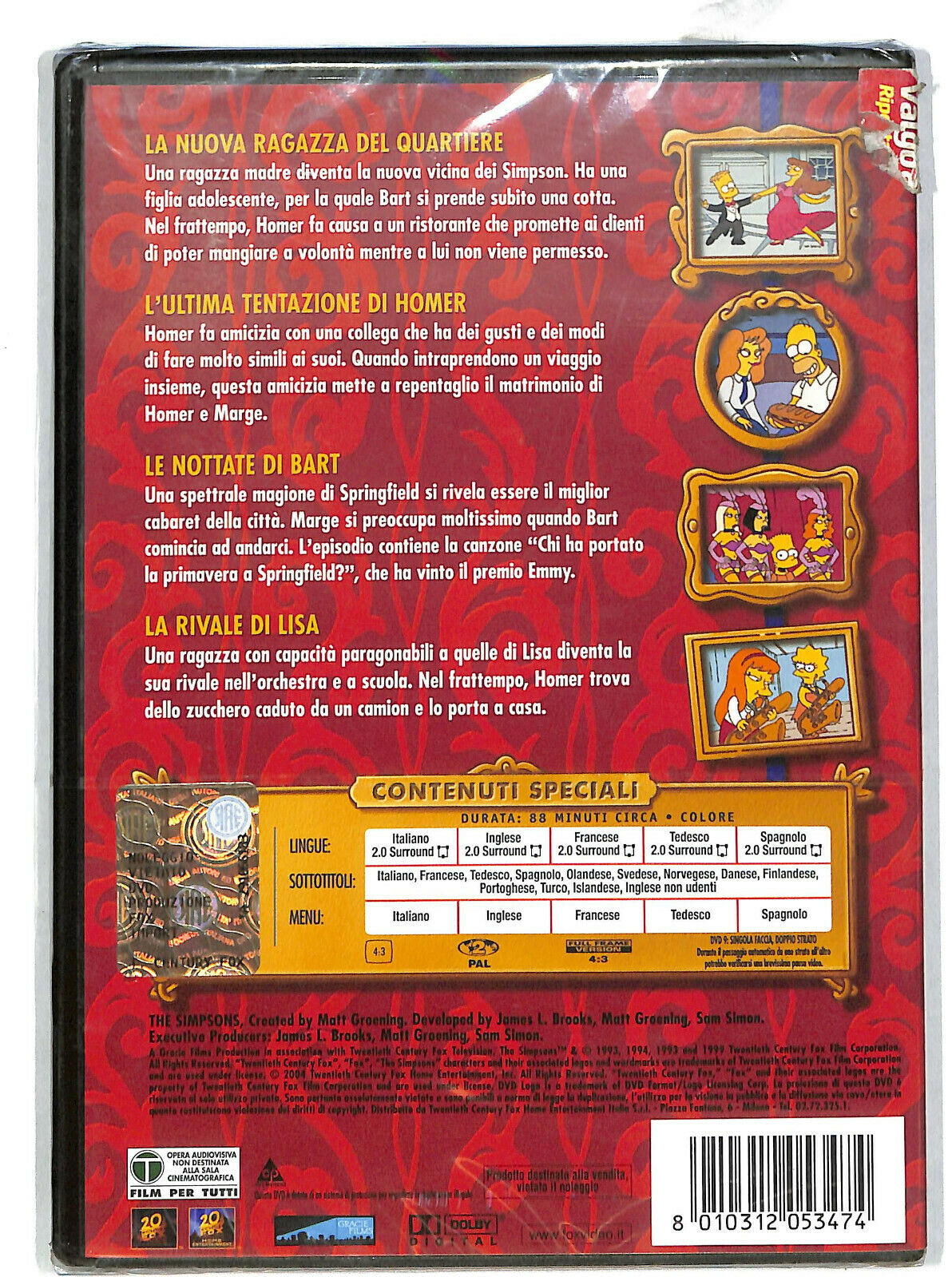 EBOND I Simpson - Sesso, Bugie e I Simpson  DVD D605546