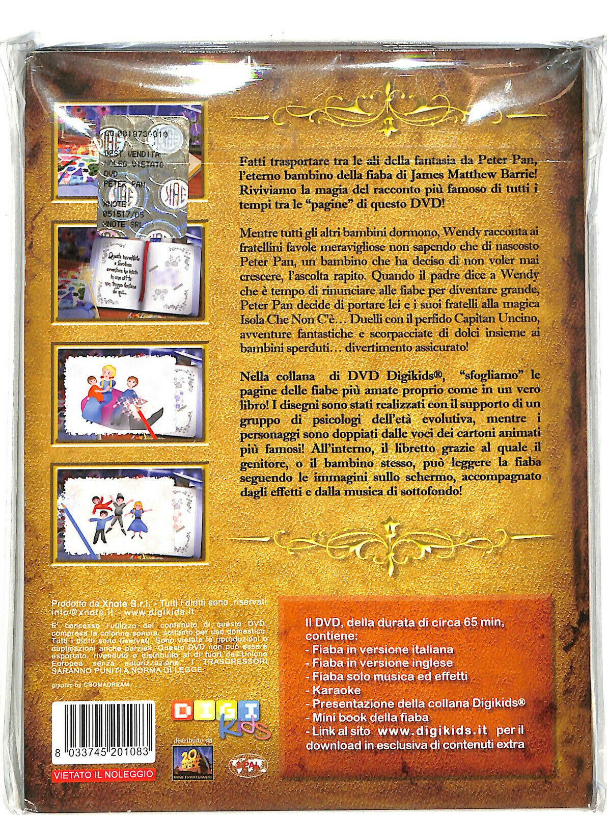 EBOND Peter Pan (videolibri Digikids)  DVD D606218