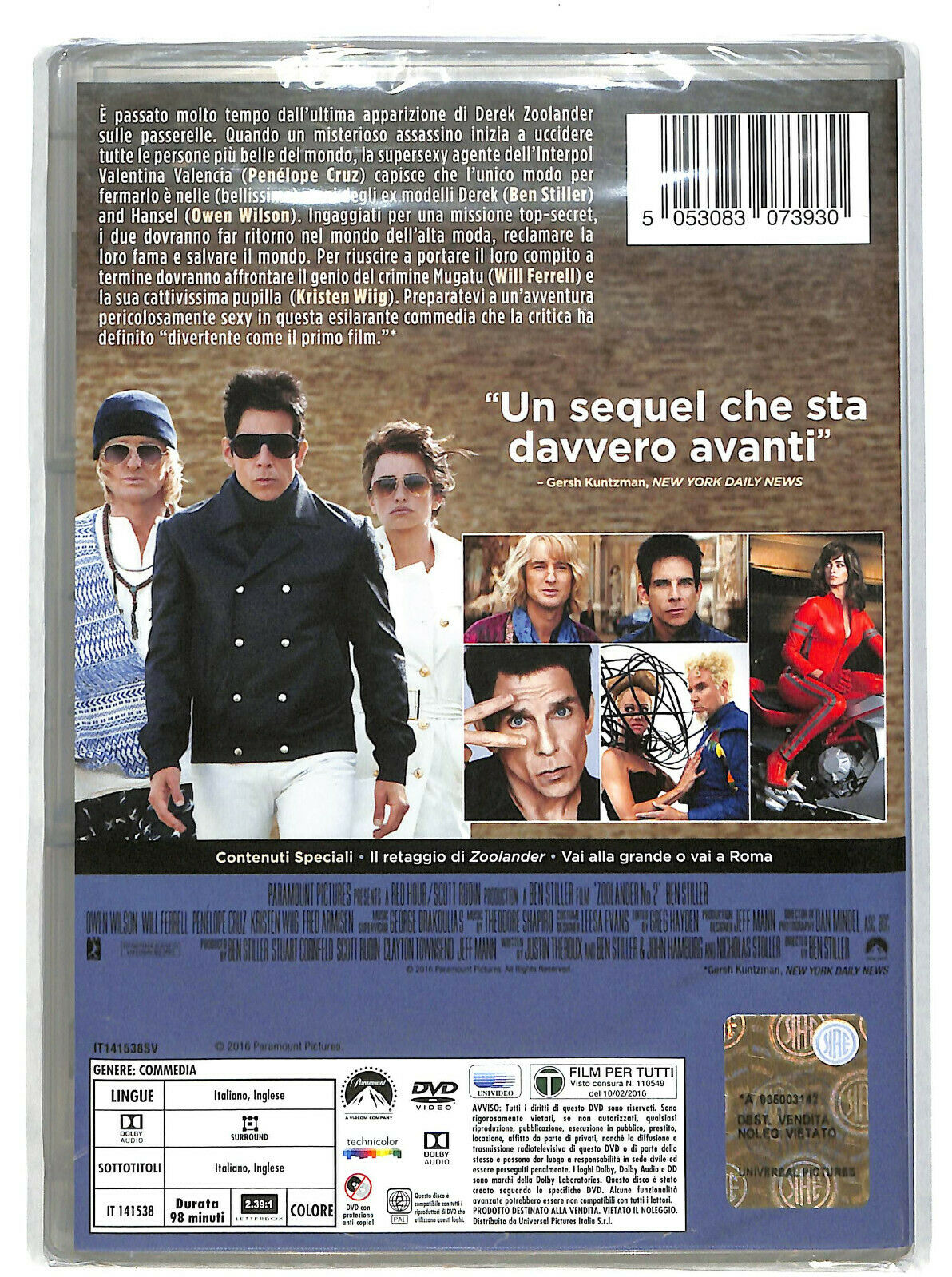 EBOND Zoolander 2  DVD D606244