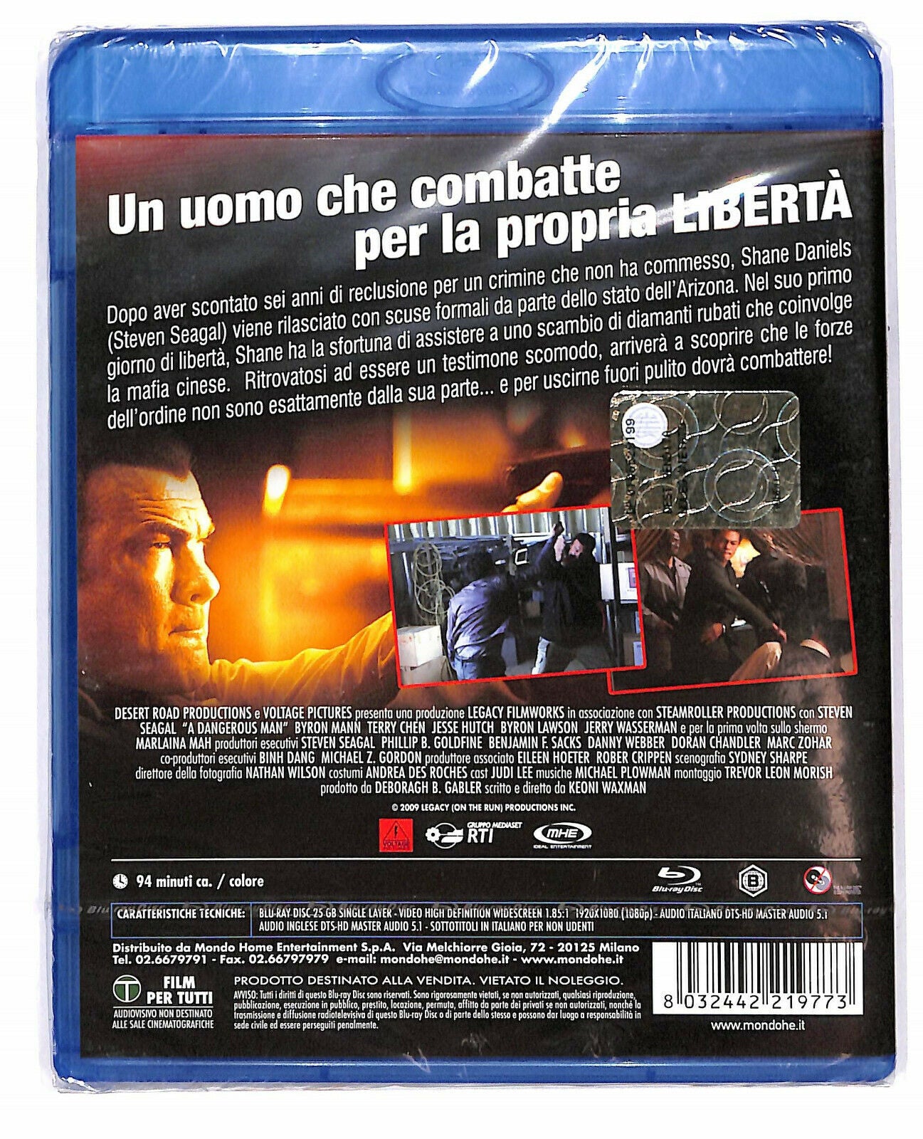 EBOND A Dangerous Man. Solo Contro Tutti BLURAY BLURAY D606504