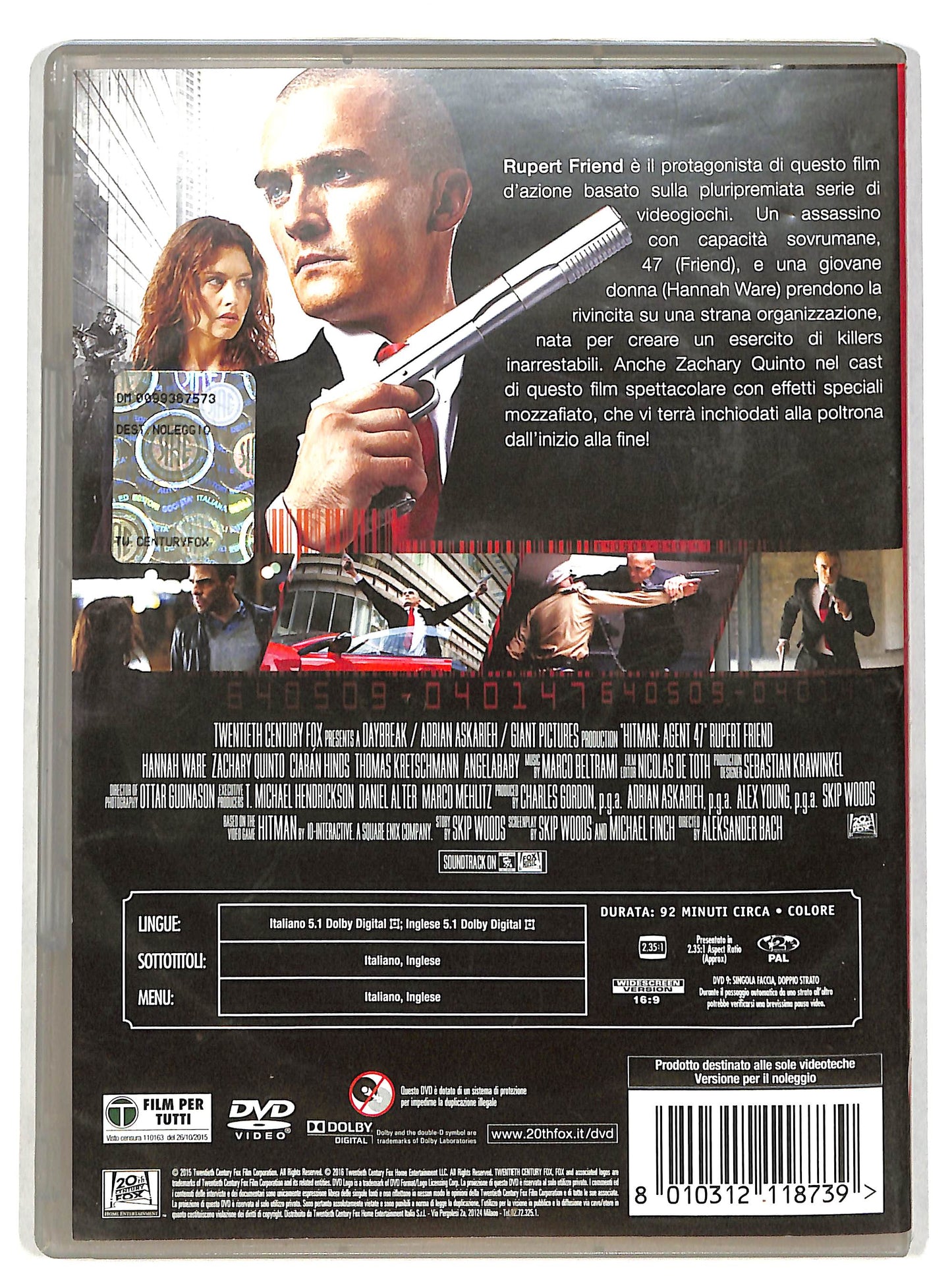 EBOND Hitman - Agent 47   Ex Noleggio DVD D607408