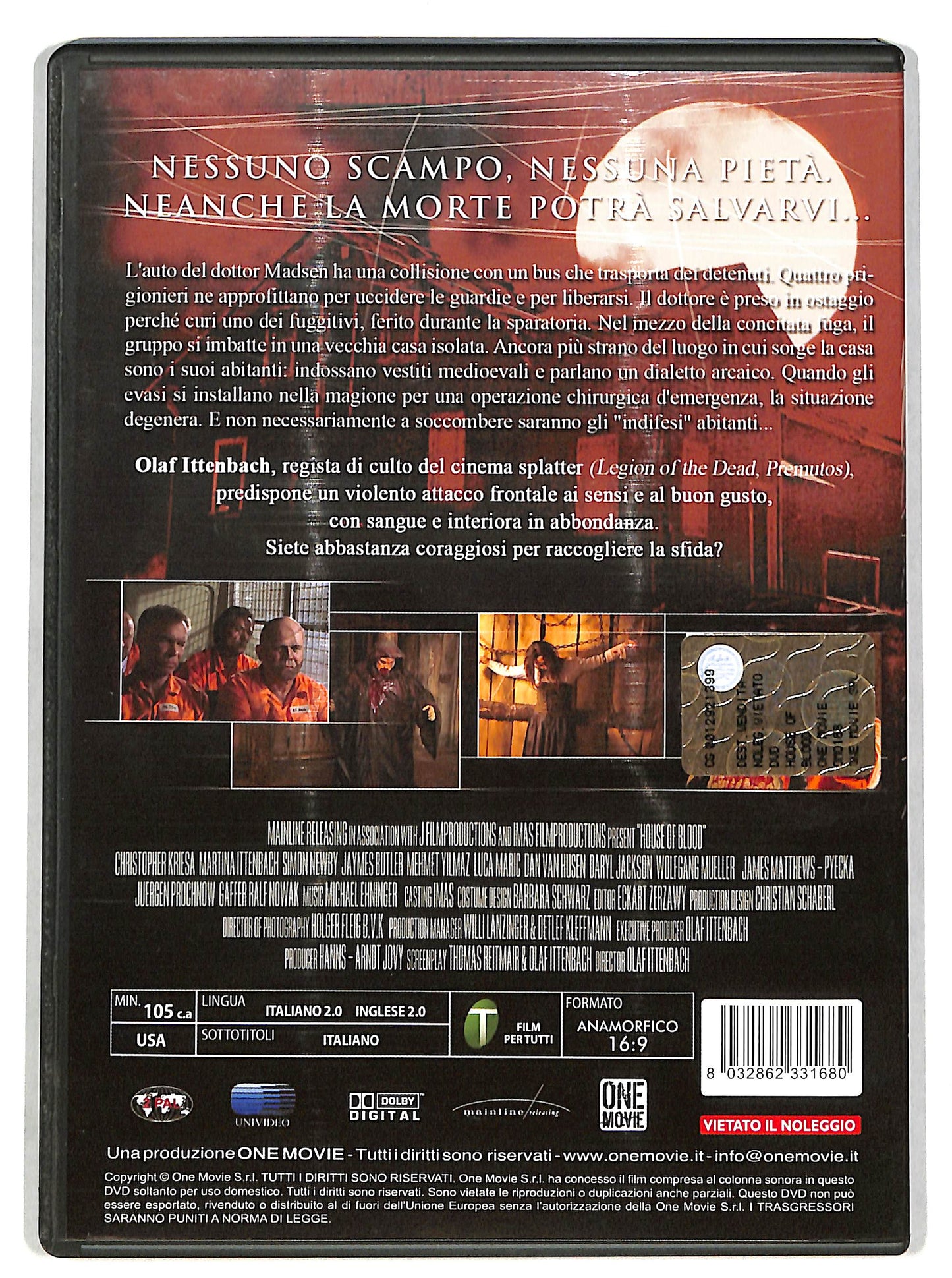 EBOND House of blood ogni luogo nasconde un segreto Ex Noleggio DVD D607415