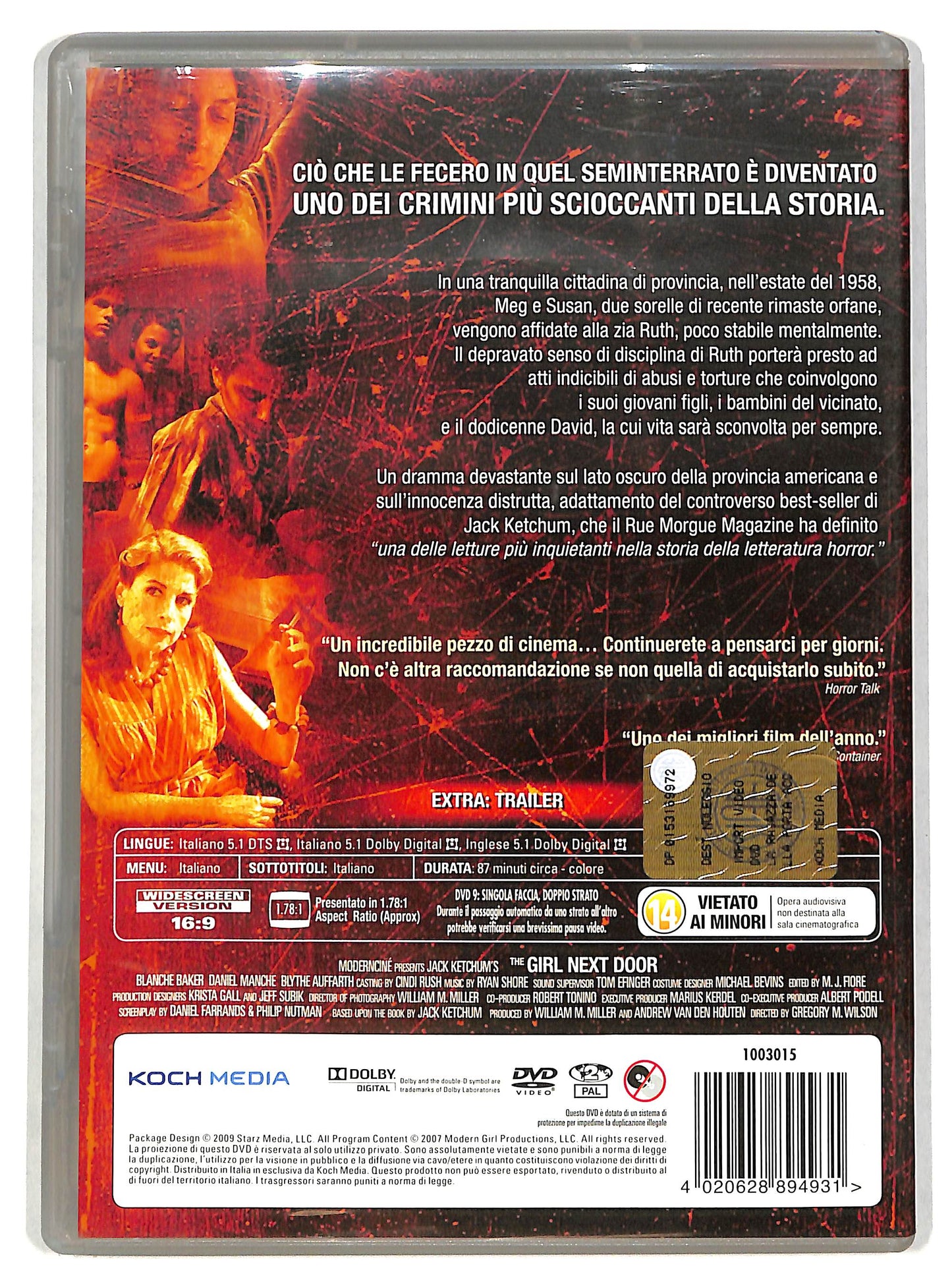 EBOND La Ragazza della Porta Accanto  Ex Noleggio DVD D607430