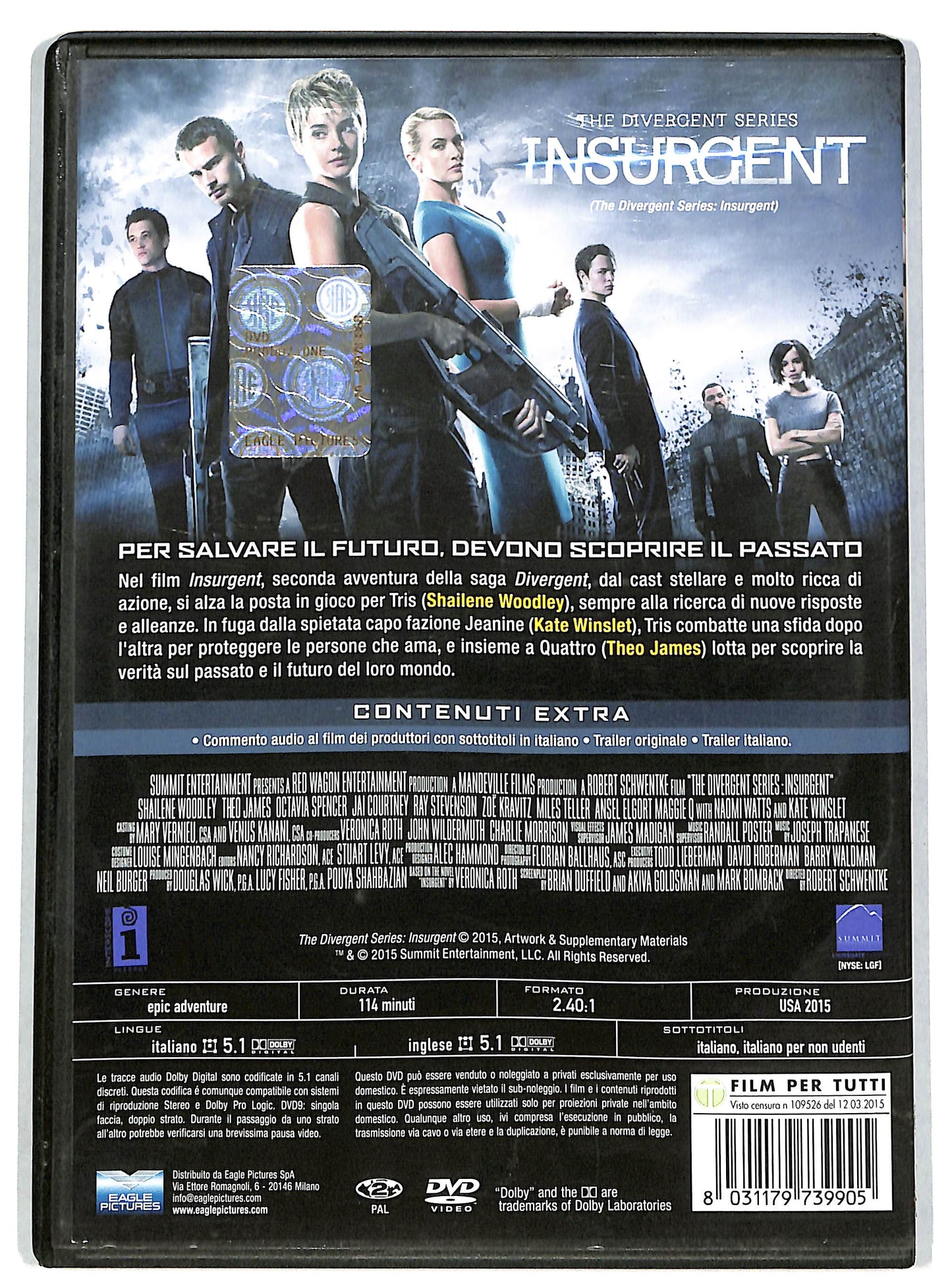 EBOND The Divergent series – Insurgent DVD D607433