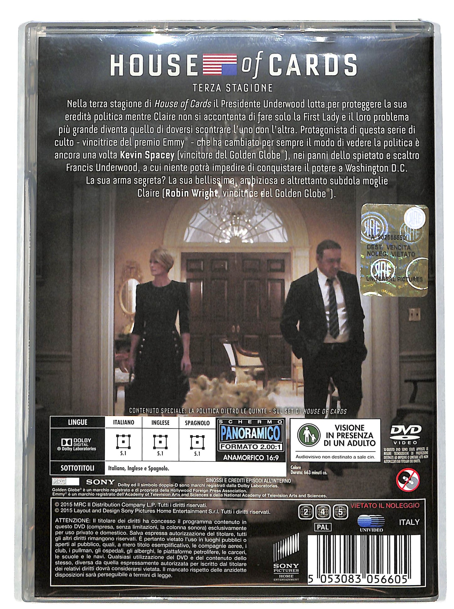 EBOND House Of Cards - Stagione 03- 4 DVD D607440
