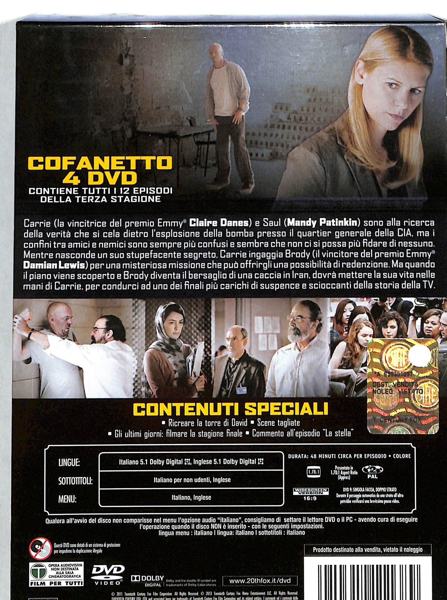 EBOND Homeland - Stagione 03- 4 DVD D607444