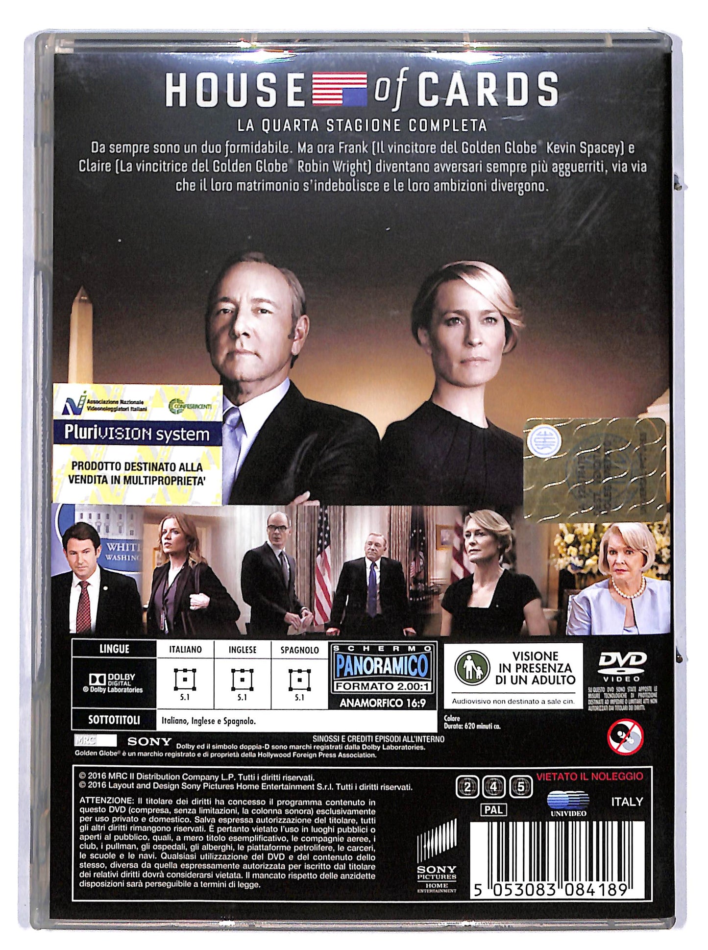 EBOND House Of Cards , Stagione 4 DVD D607532