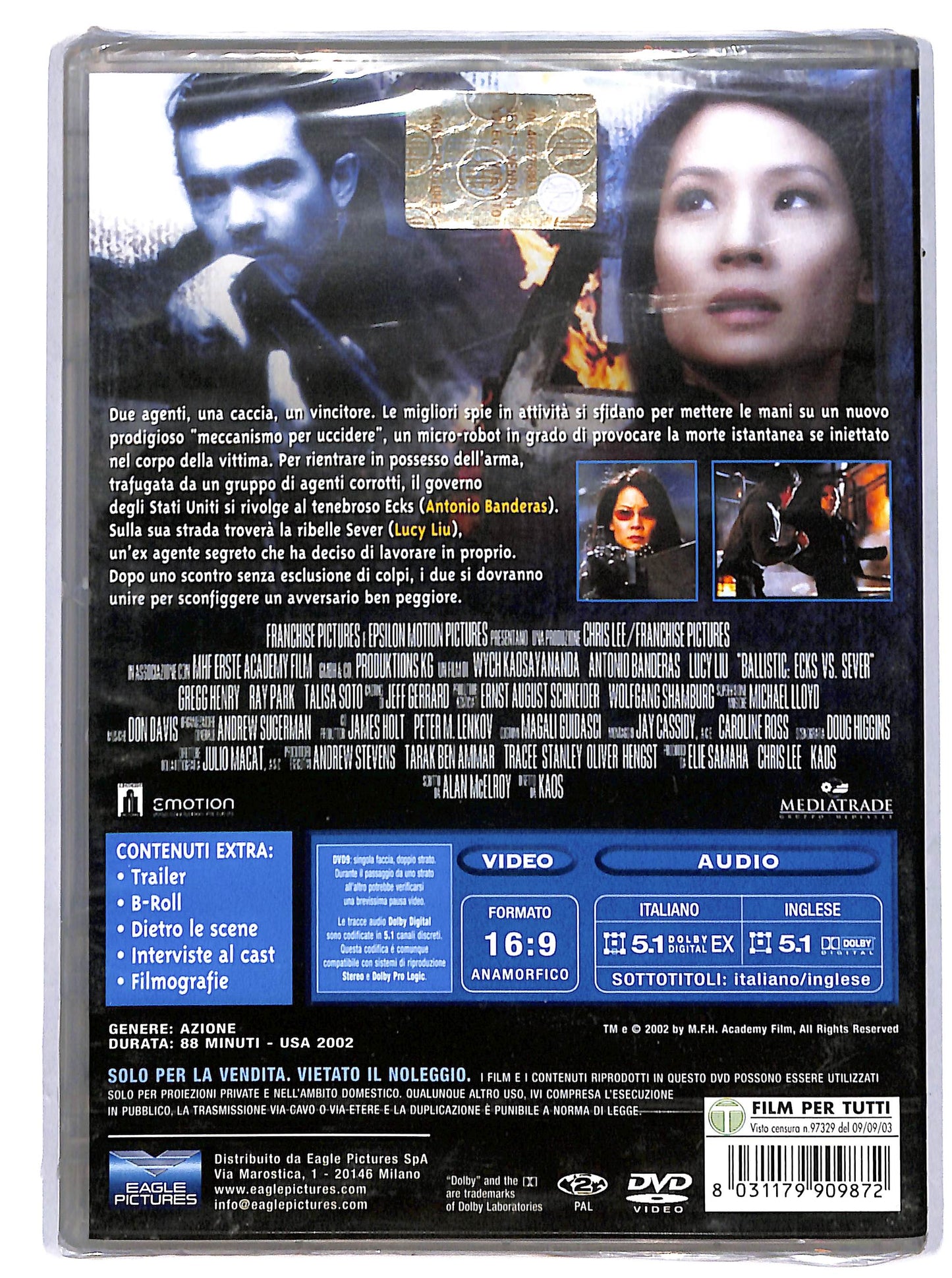 EBOND Ballistic DVD D607626