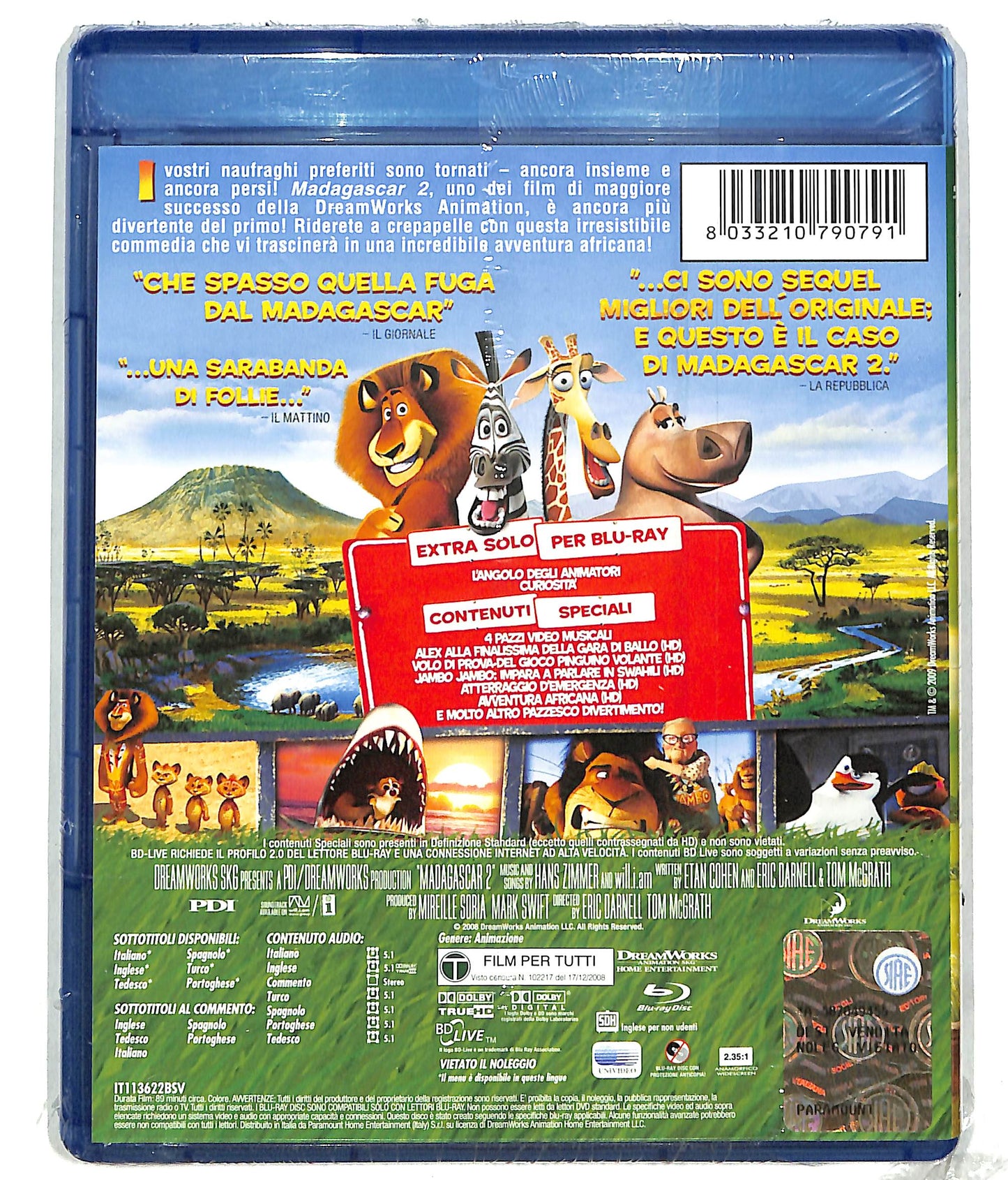 EBOND Madagascar 2 BLURAY D607939