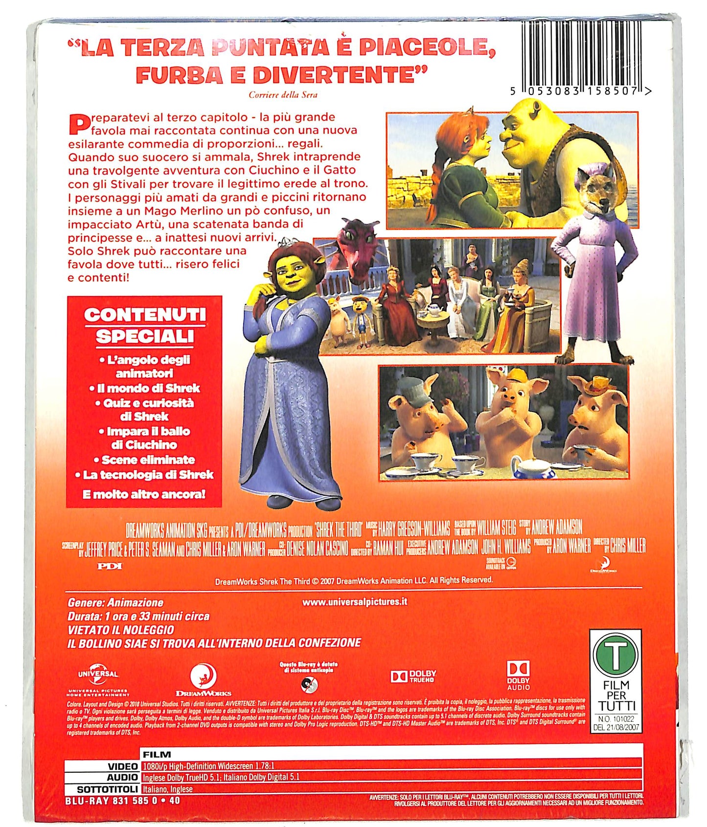 EBOND Shrek 3 BLURAY D607951