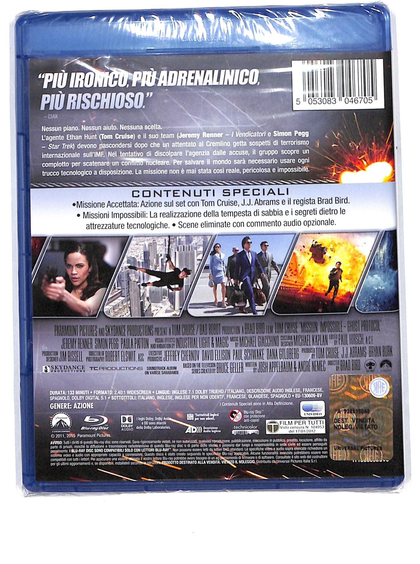 EBOND Mission Impossible 4 – Protocollo Fantasma BLURAY D608025