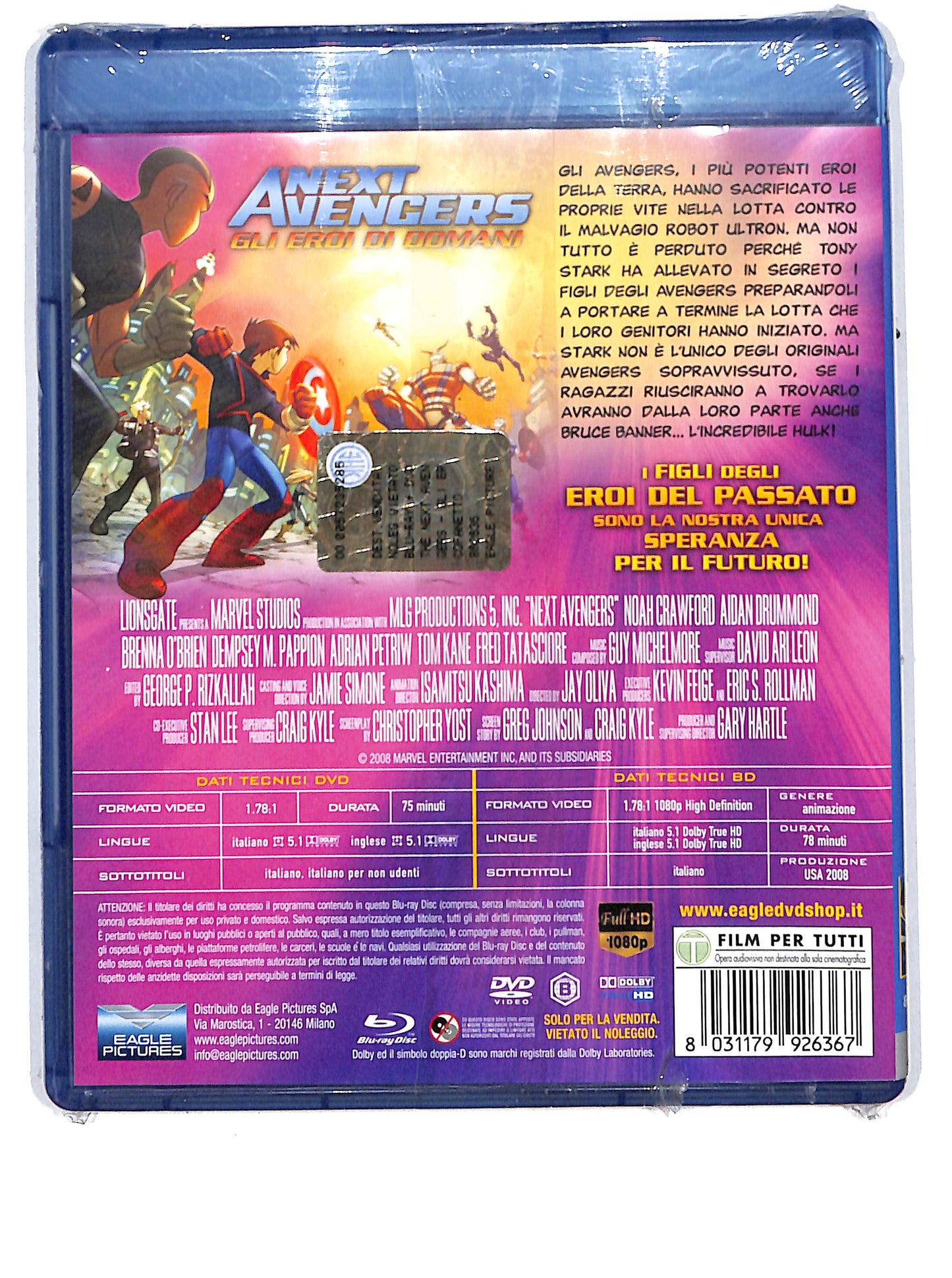 EBOND Next Avengers , Gli Eroi Di Domani BLURAY D608047