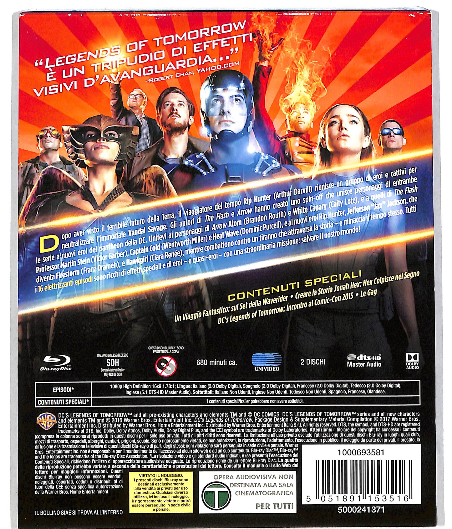 EBOND Dc's Legends Of Tomorrow - Stagione 01 (2 BLURAY) BLURAY D608211