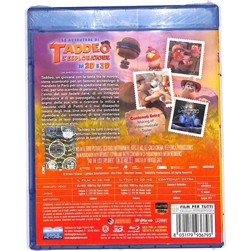 EBOND LE AVVENTURE DI TADDEO L'ESPLORATORE IN 2D E 3D BLURAY D608340