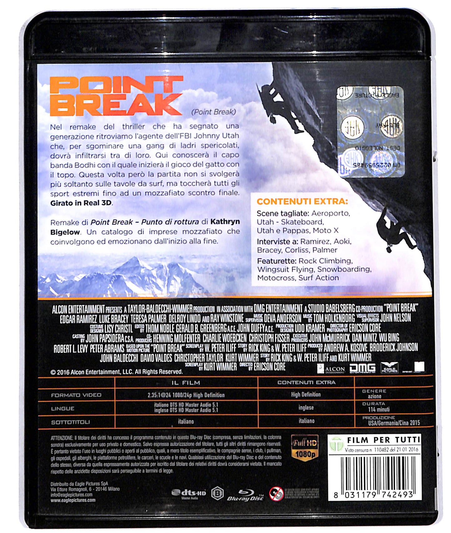 EBOND point break  - noleggio BLURAY D609746