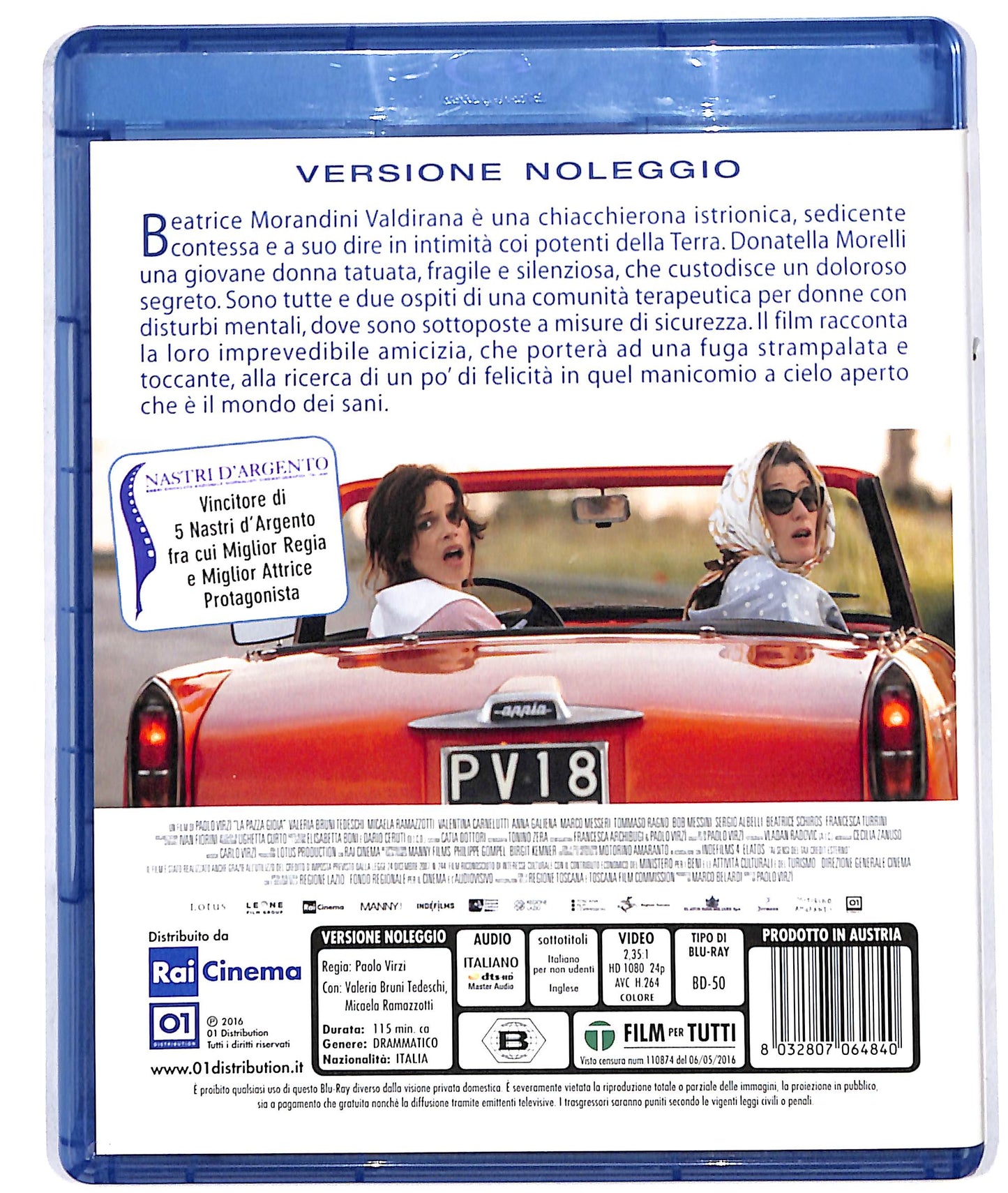 EBOND la pazza gioia - noleggio BLURAY D609770