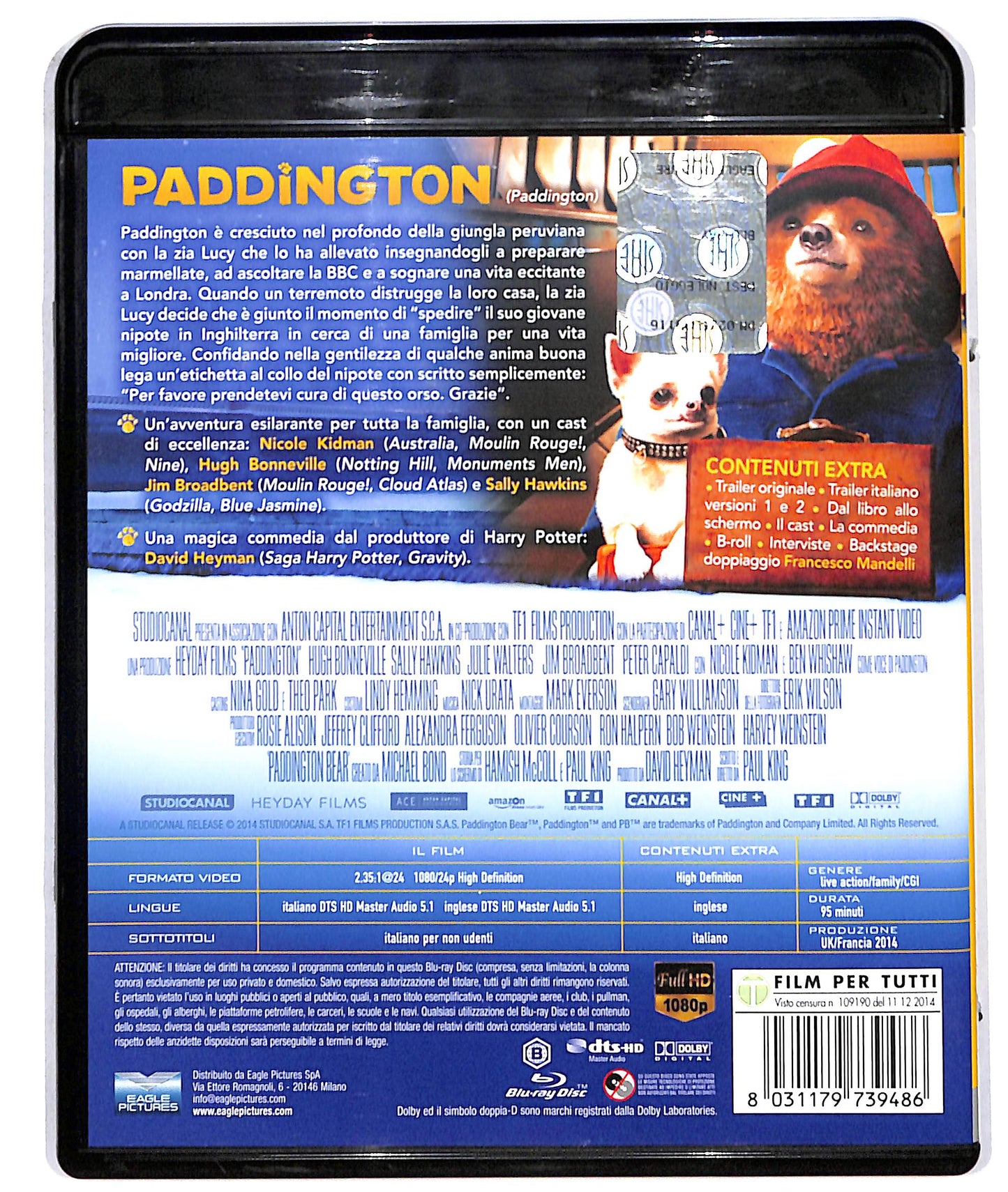 EBOND paddington - noleggio BLURAY D609773