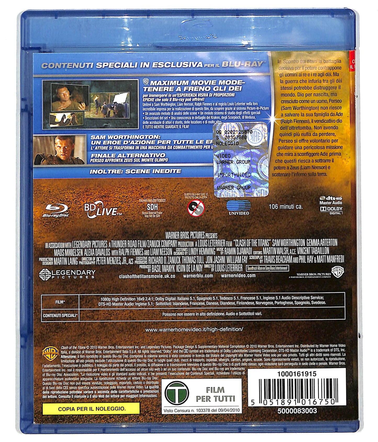 EBOND Scontro tra titani Noleggio BLURAY D609854