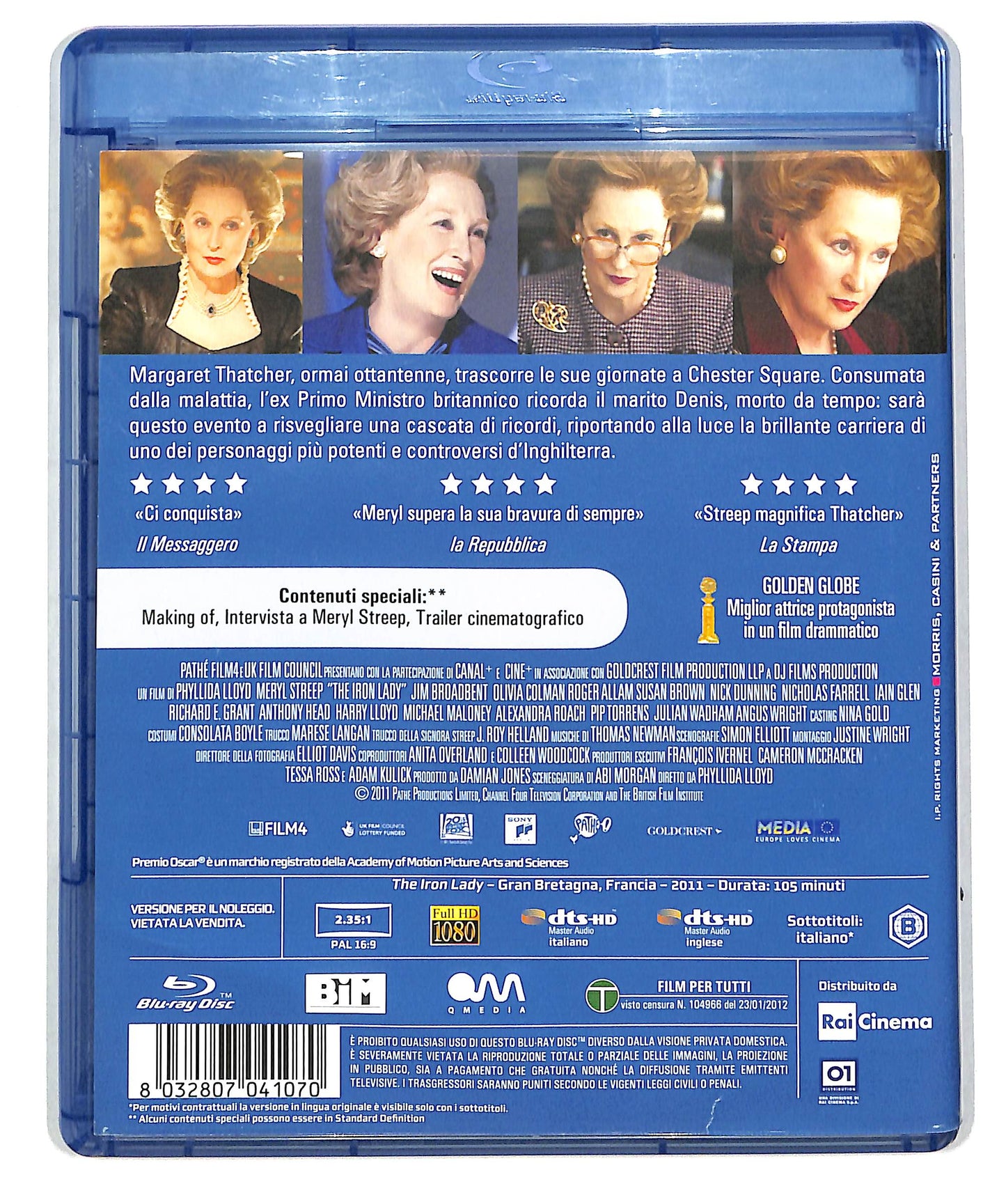 EBOND The Iron Lady Noleggio BLURAY D609875