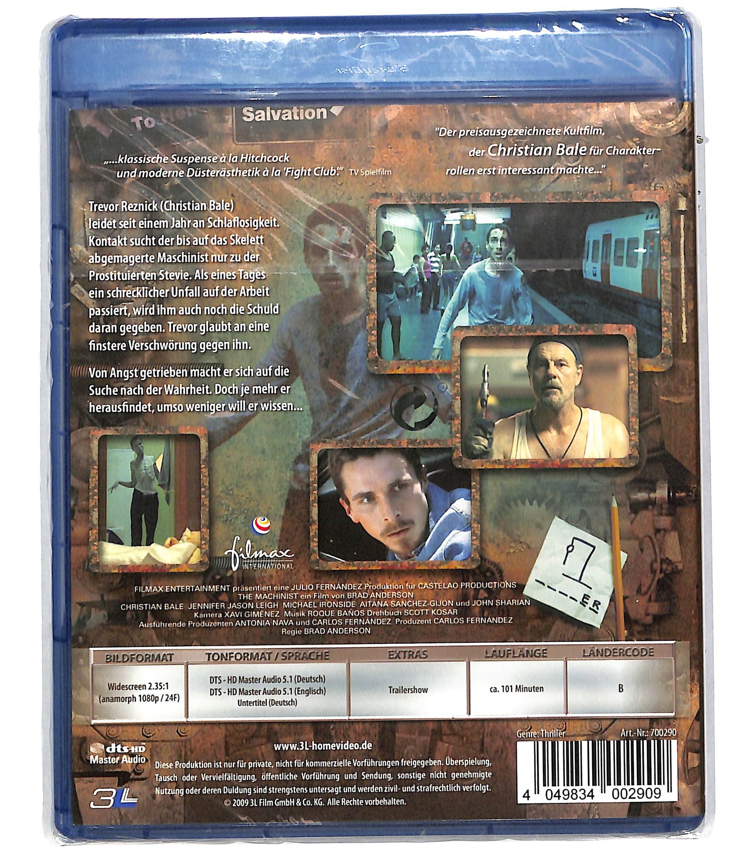 EBOND The Machinist (DE) BLURAY D610007