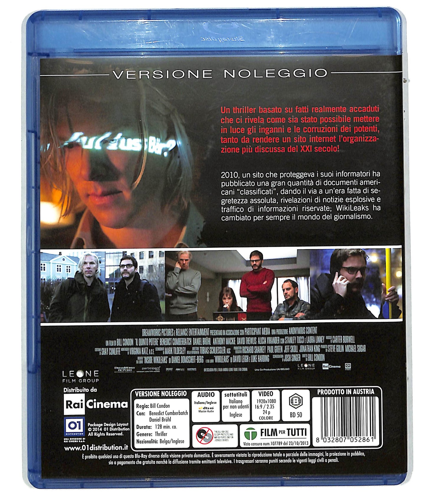 EBOND Il quinto potere Noleggio BLURAY D610048