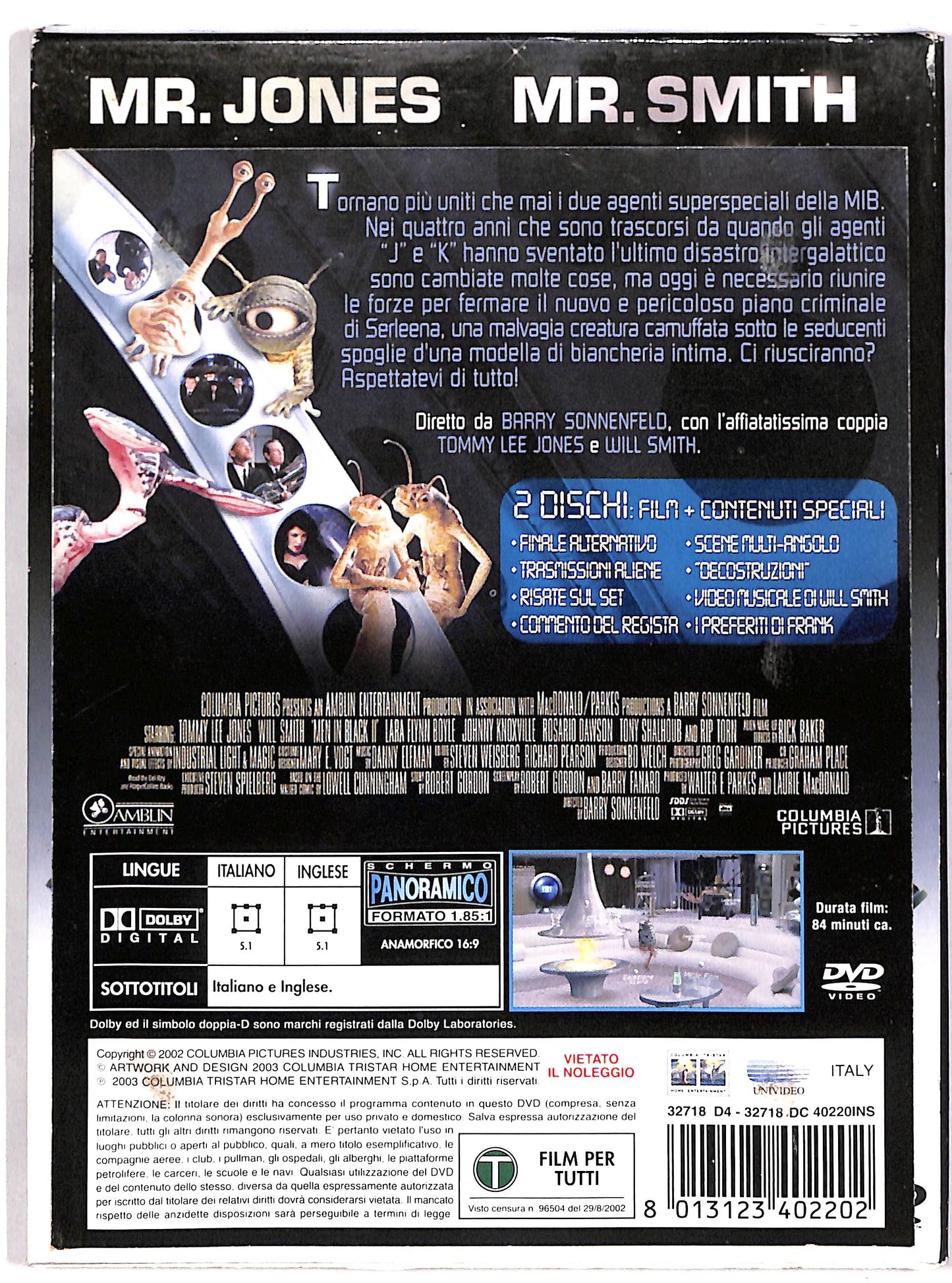EBOND Men in Black II DVD D610127
