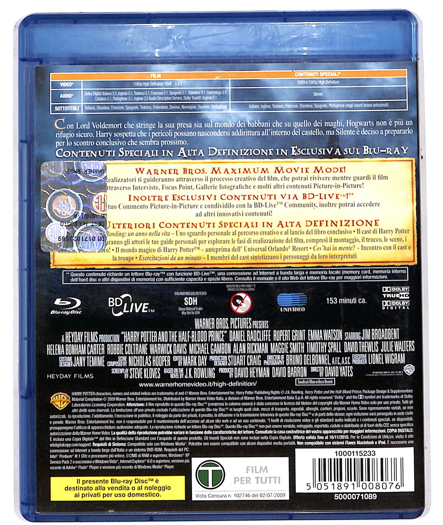 EBOND harry potter e il principe mezzosangue - noleggio BLURAY D610238